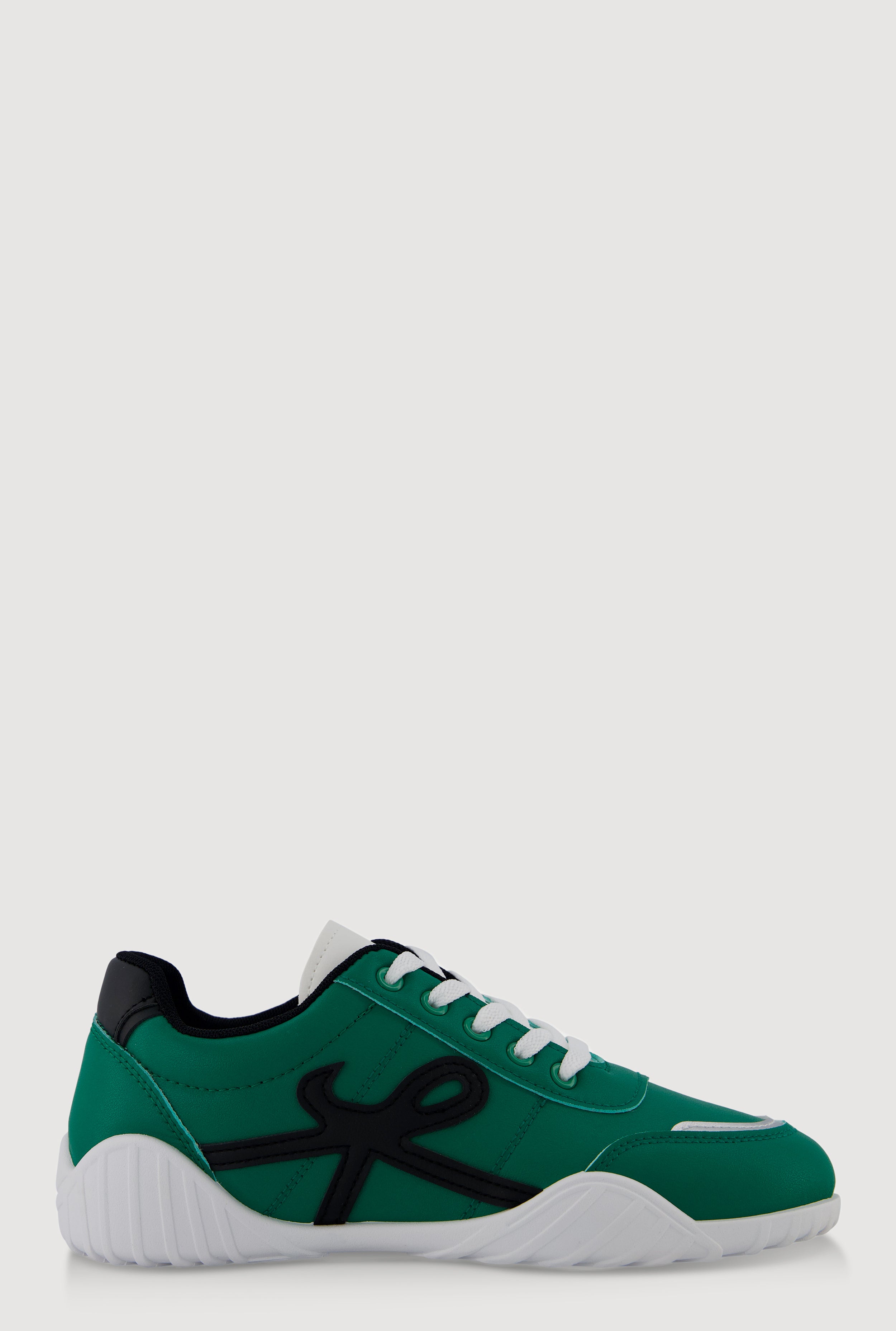 Stylish Lace-Up Sneakers with Round Toe