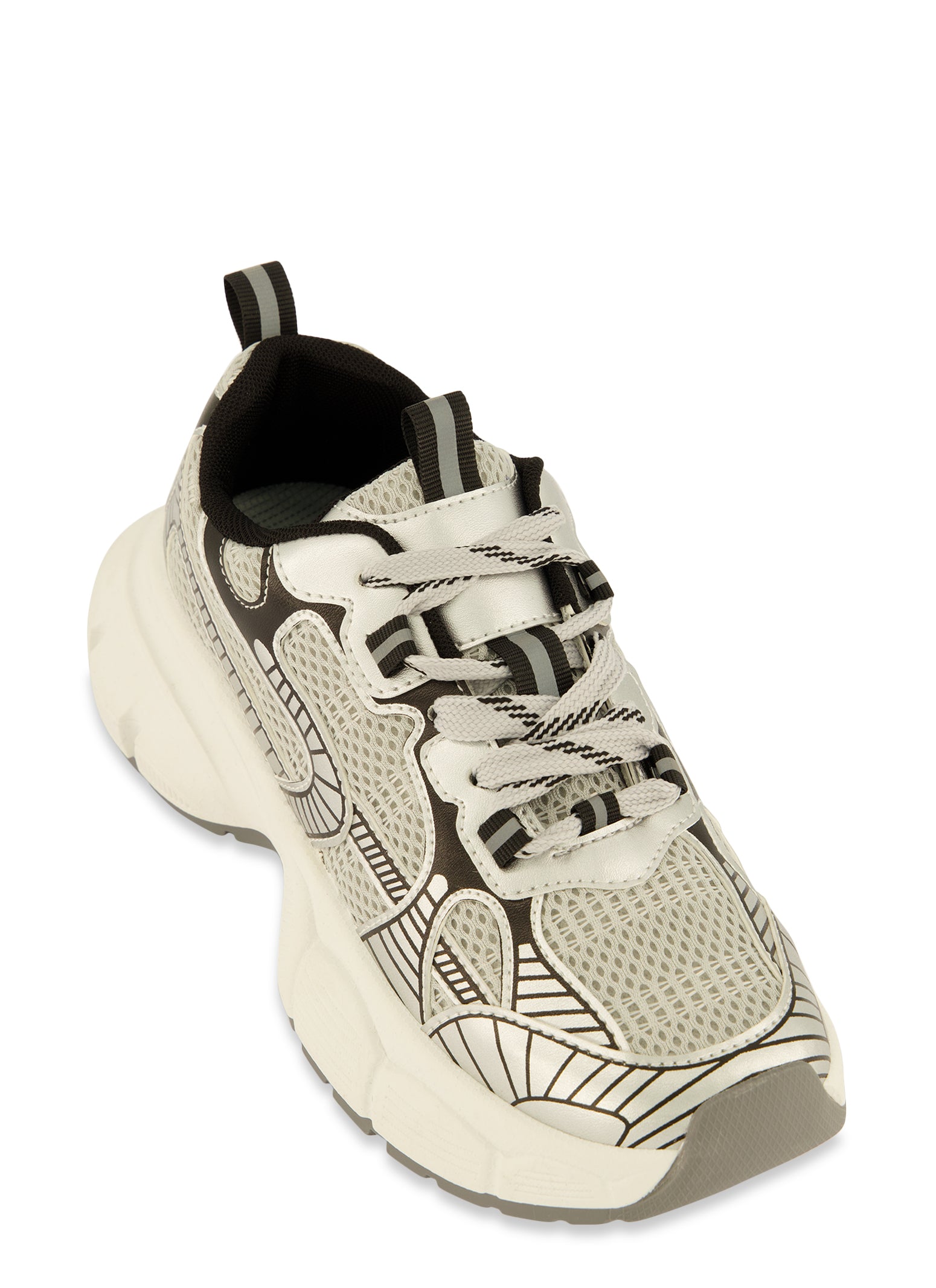 スニーカー CHUNKY SNEAKERS Amazon.com: ZFBBD Women's Silver Fashion Sneakers - Chunky