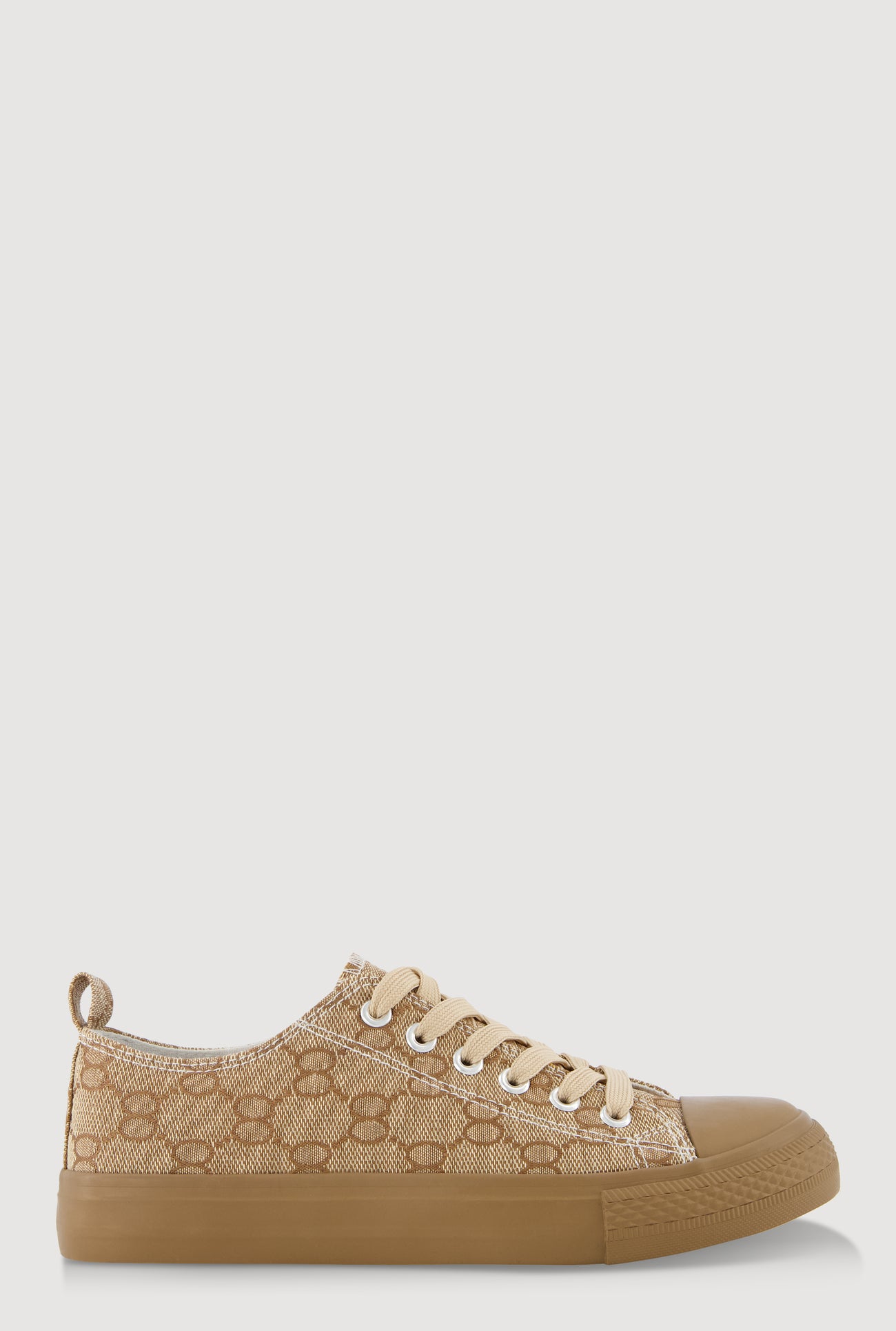 Lace Up Low Top Canvas Sneakers