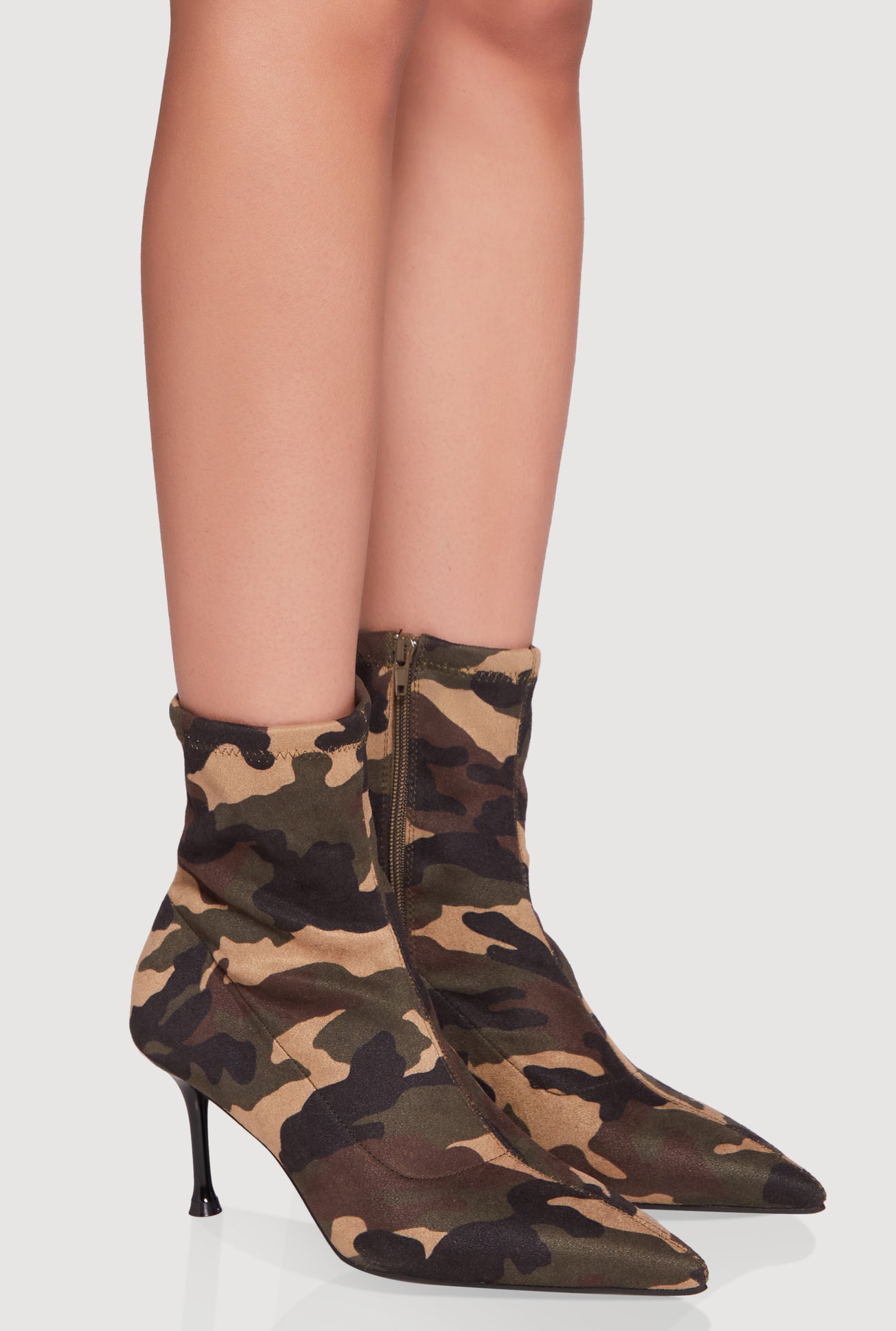 Pointed Toe Stiletto Heel Ankle Boots