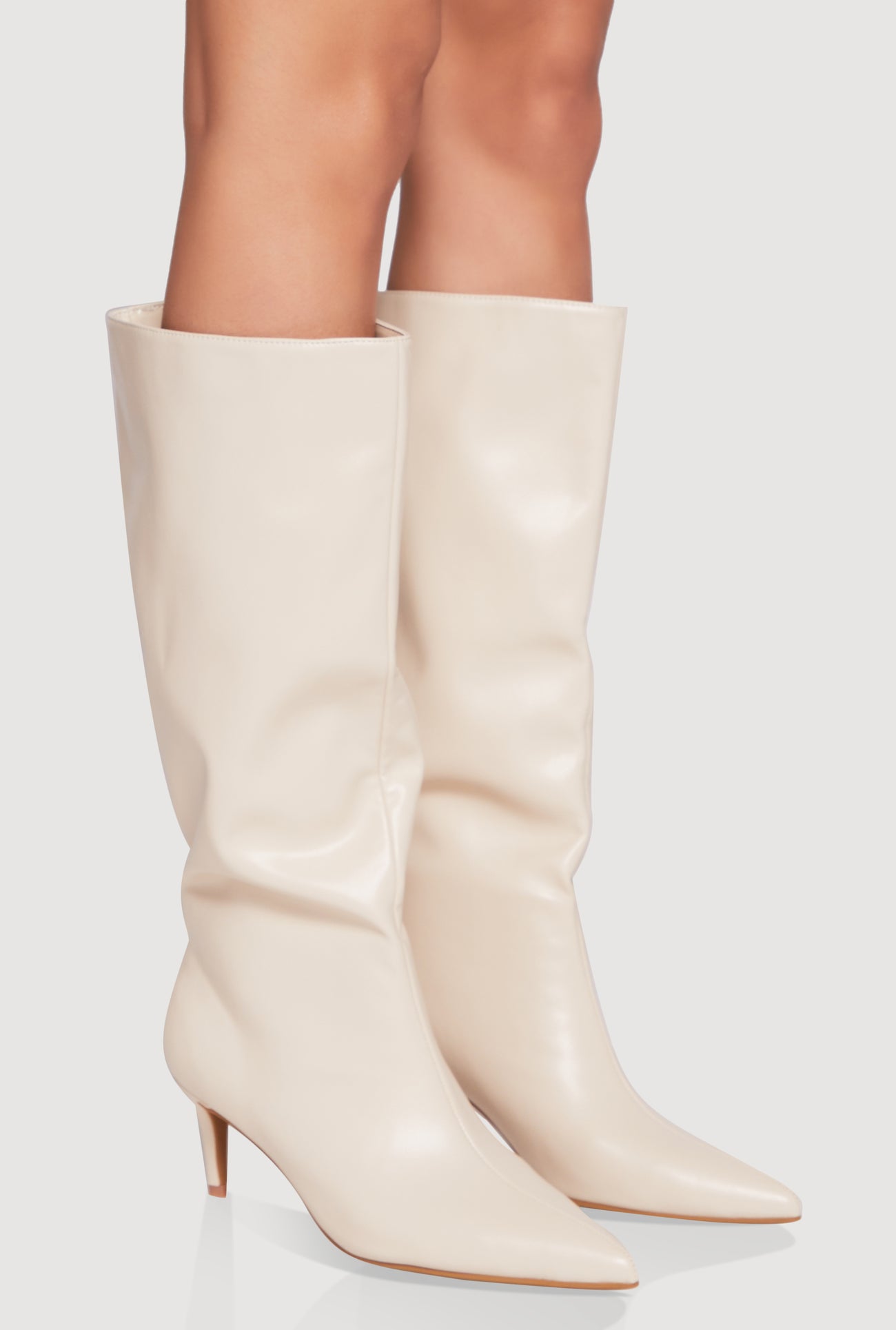 Trendy Pointed Toe Stiletto Slouch Boots