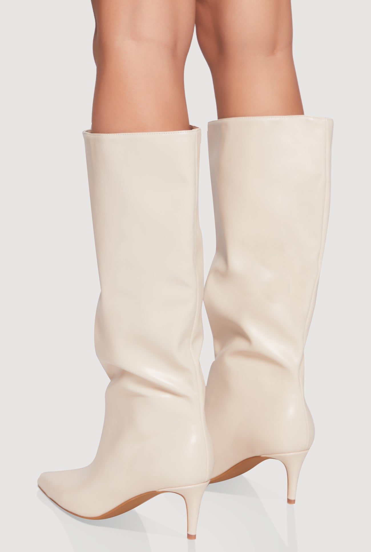 Trendy Pointed Toe Stiletto Slouch Boots