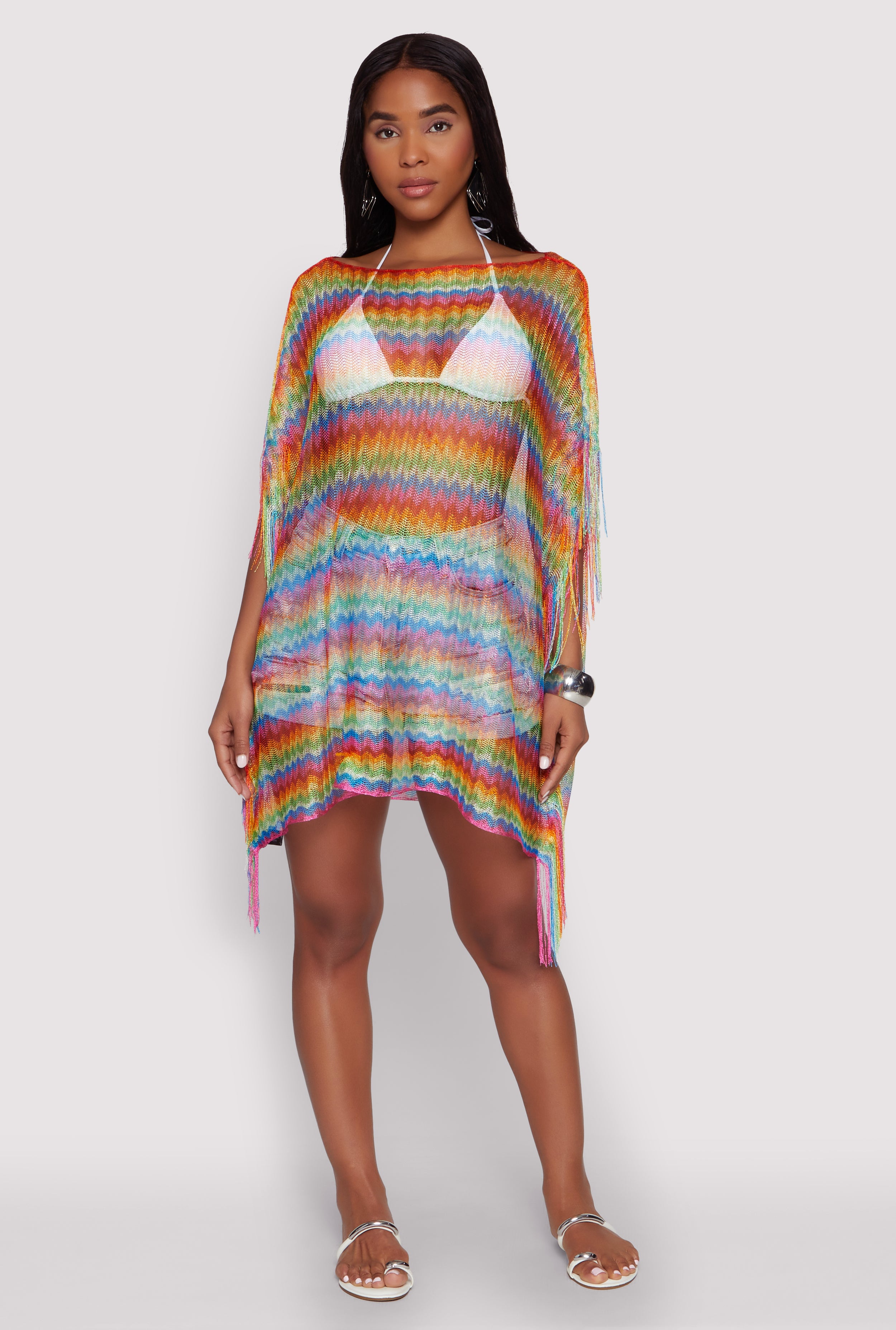 fishnet cover up top