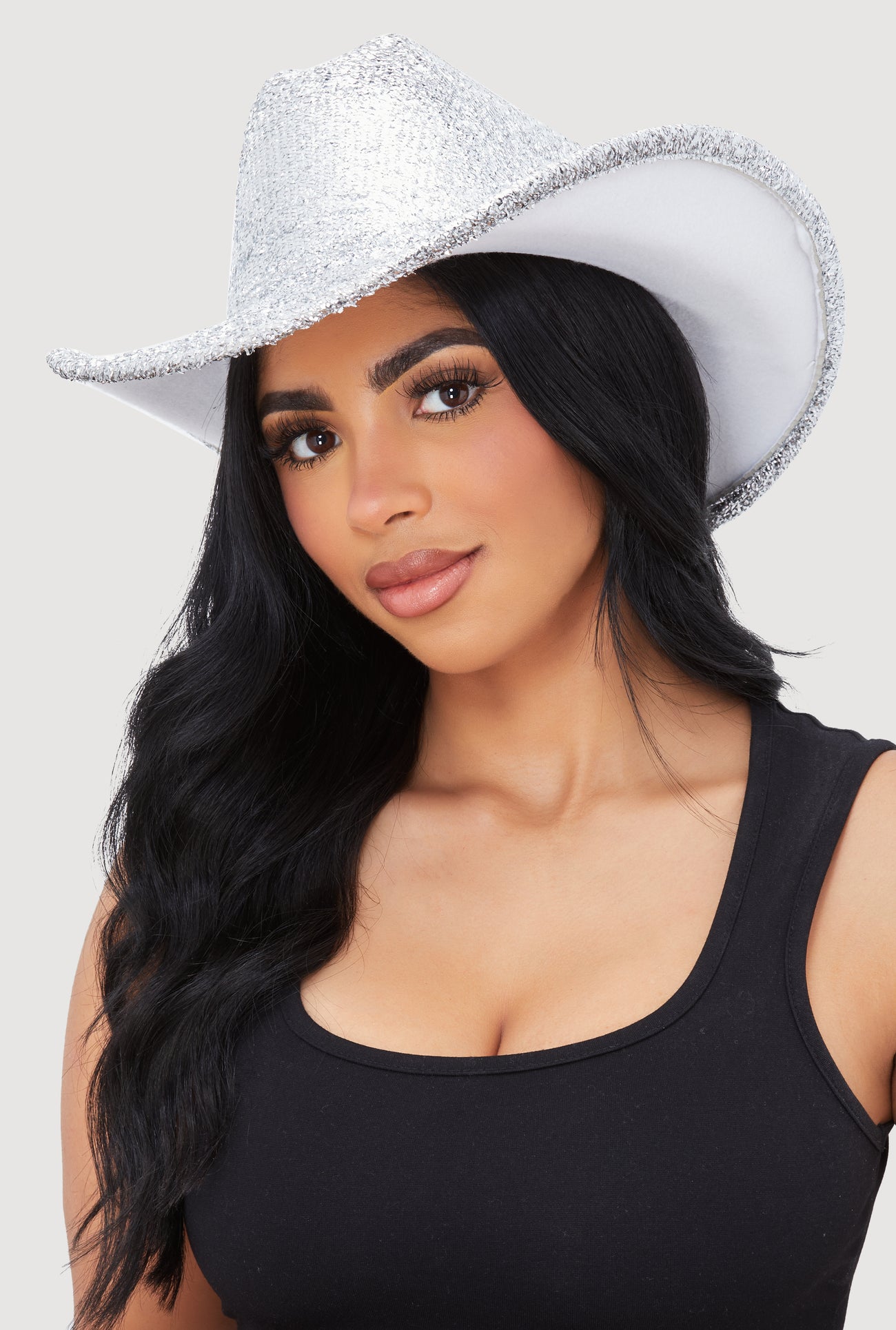Shimmering Metallic Cowboy Hat
