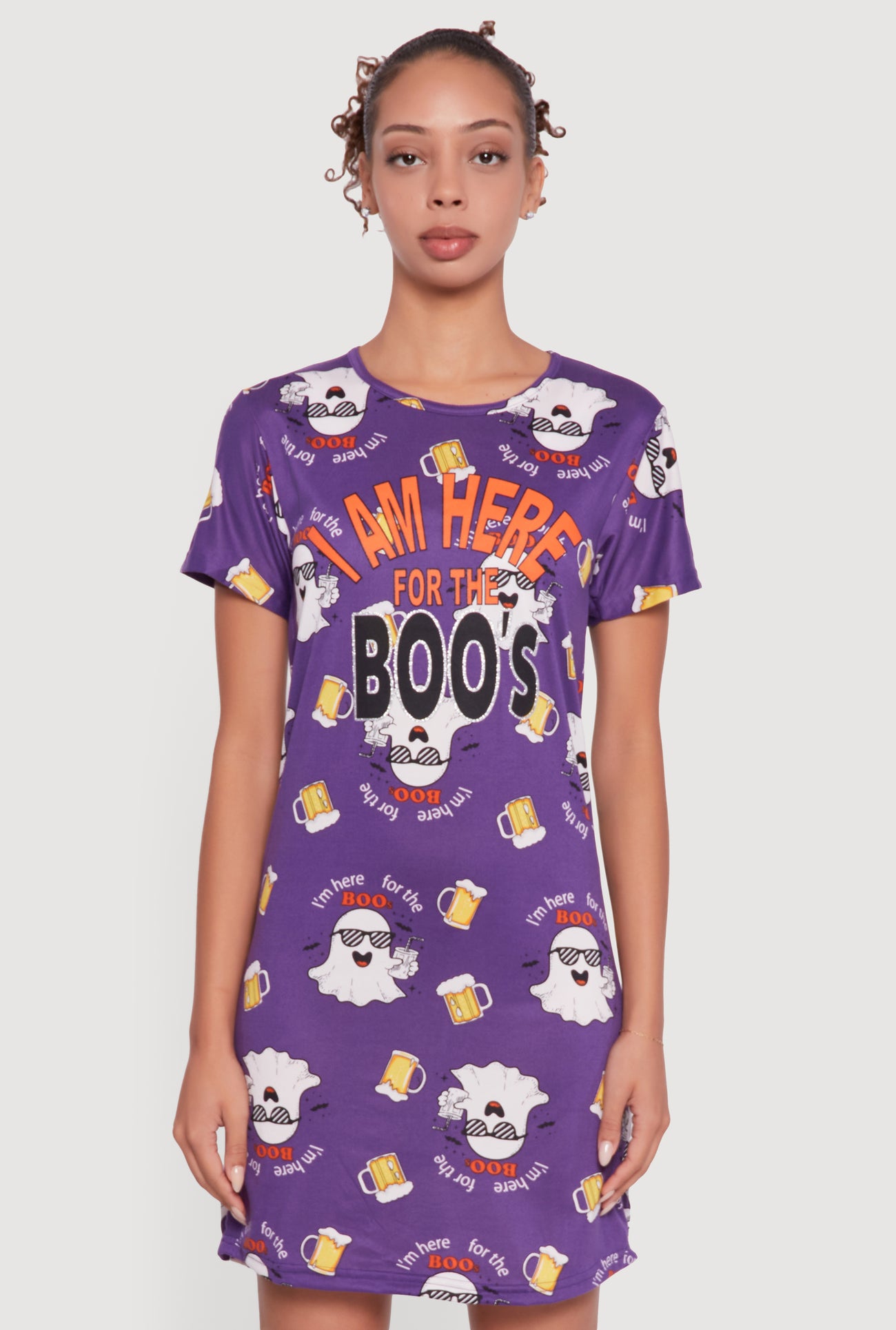 I Am Here For The Boos Graphic Sleepshirt