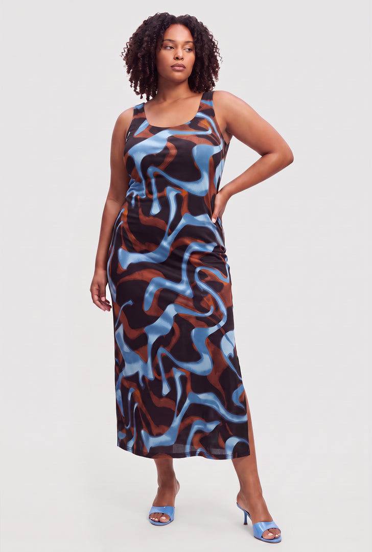 rainbow plus size maxi dresses Club Exx Tulle High Low Train Dress CARE Shall Plus Size Women Summer Sleeveless