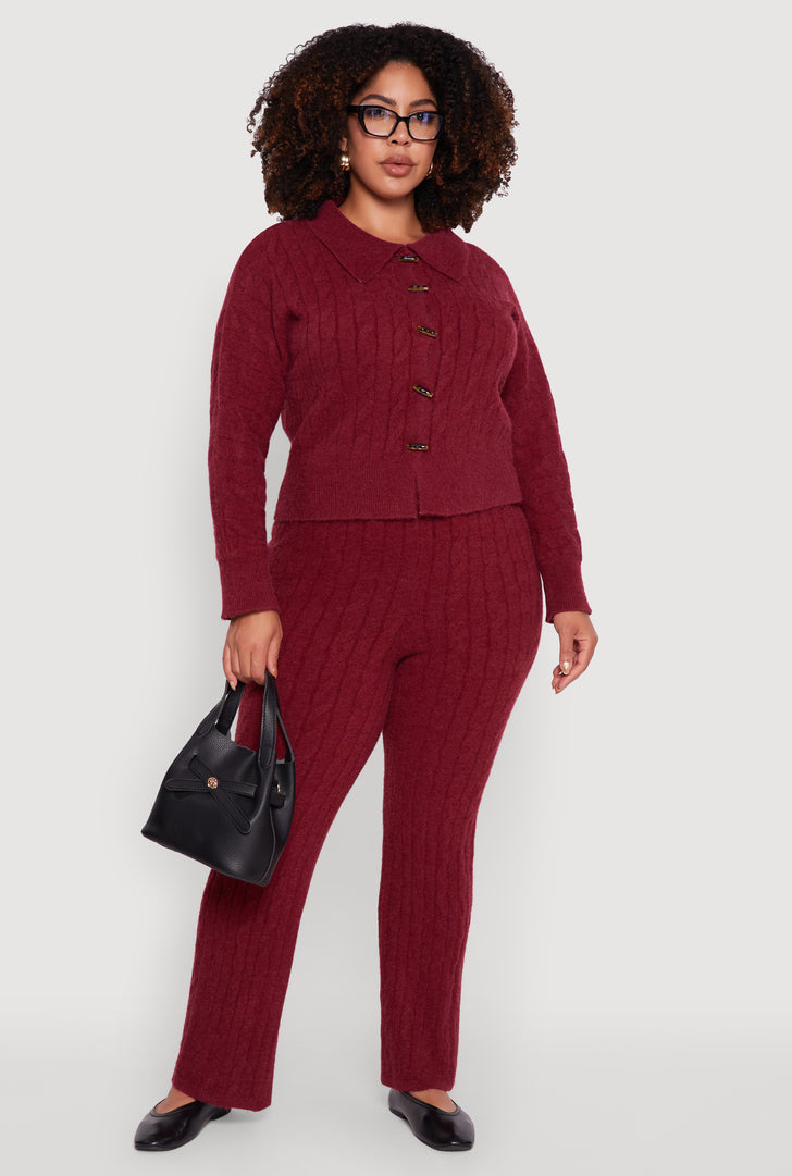 Plus Size Burgundy Pants | Everyday Low Prices | Rainbow Plus Size Burgundy Pants | Everyday Low Prices | Rainbow