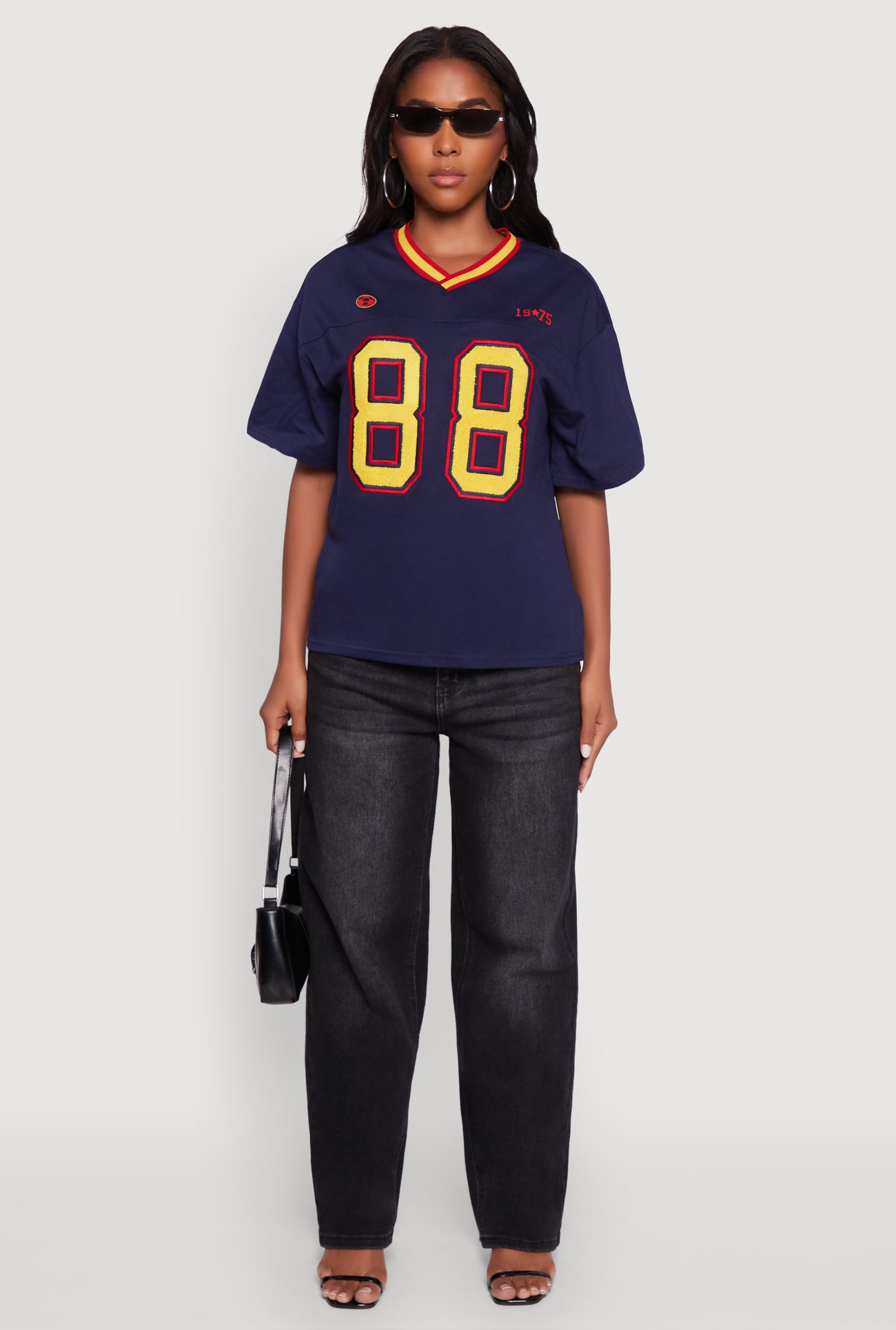 Chenille Graphic Football T-Shirt