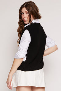 Iris Wool Sweater Vest