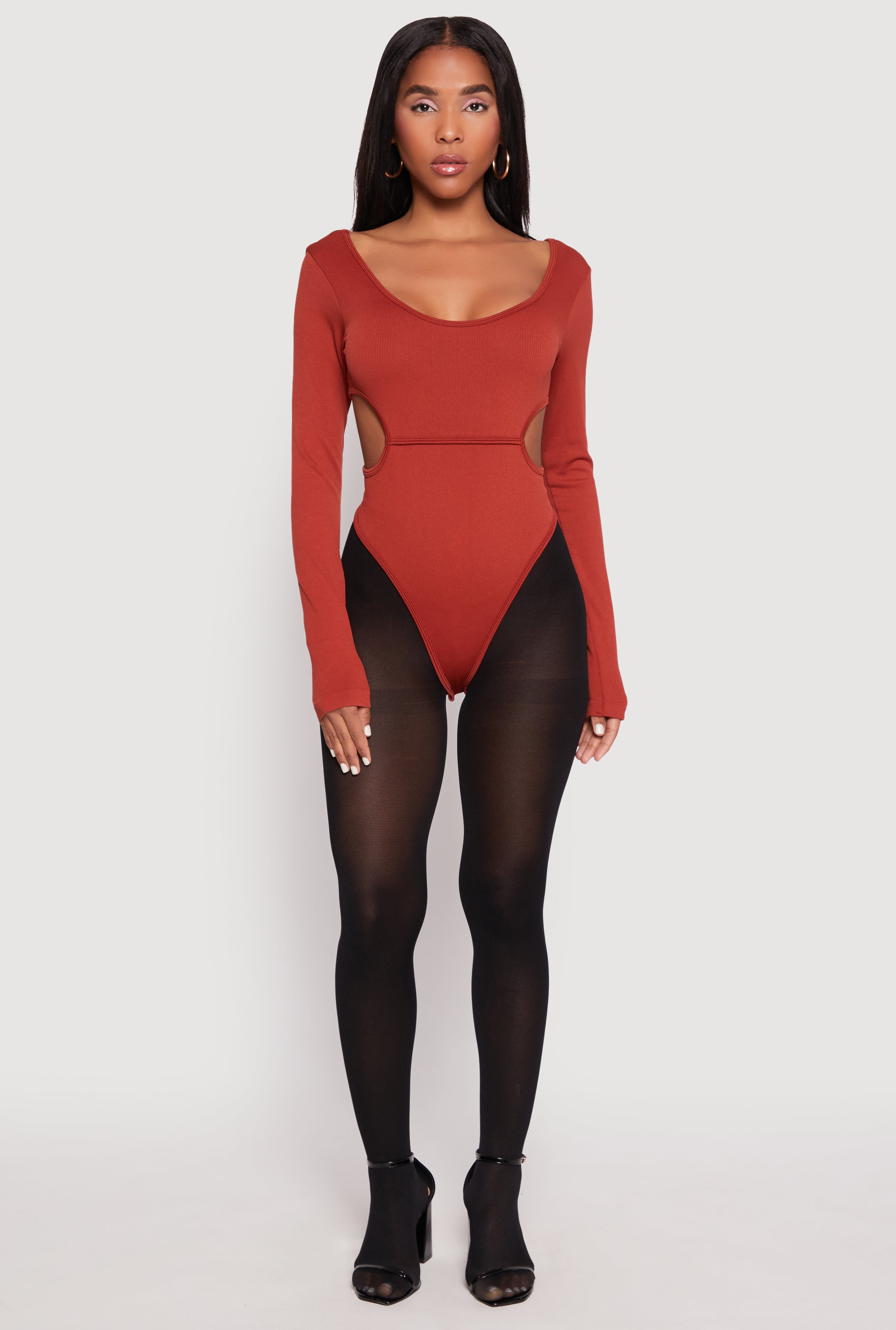 Rib Knit Bodysuits For Adults | Rainbow Shops