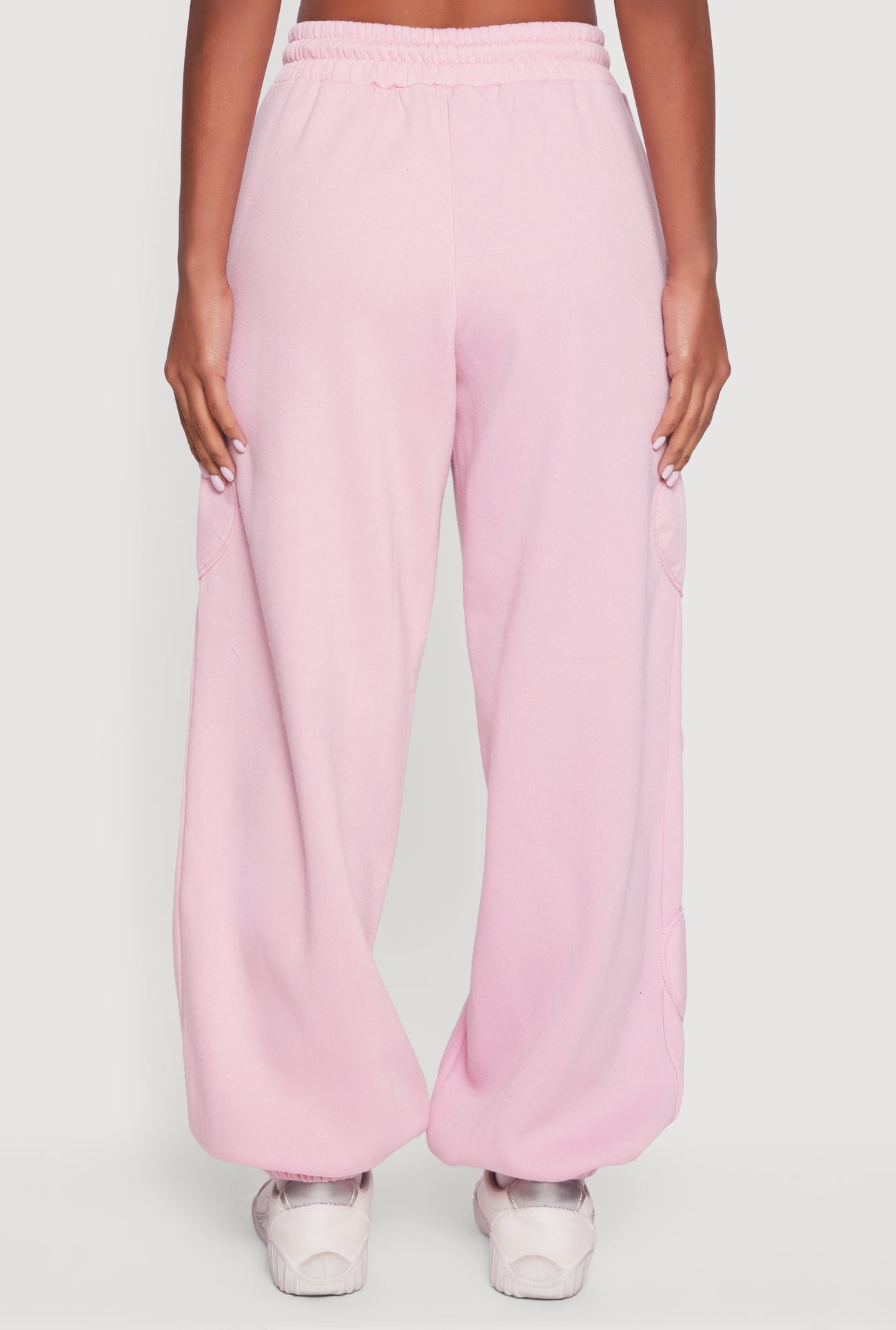 Heart Patch Fleece Sweatpants