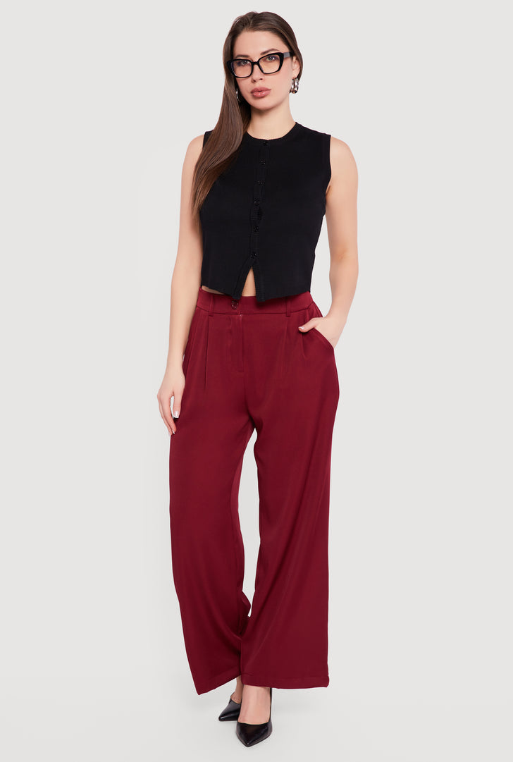 sachin and babi light blue dress Women's Burgundy High-Waisted Pants & Leggings
