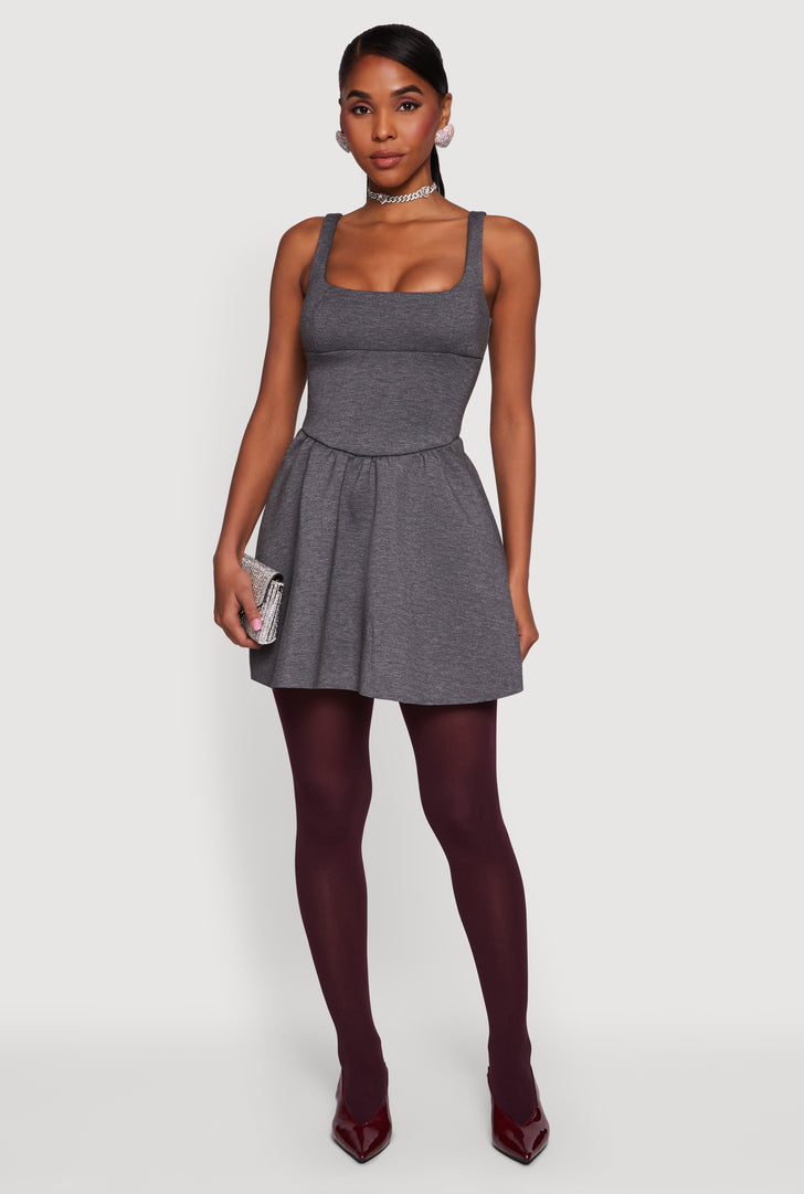 juniors glitter knit skater party dress B Darlin Juniors' Glitter-Knit Skater Party Dress