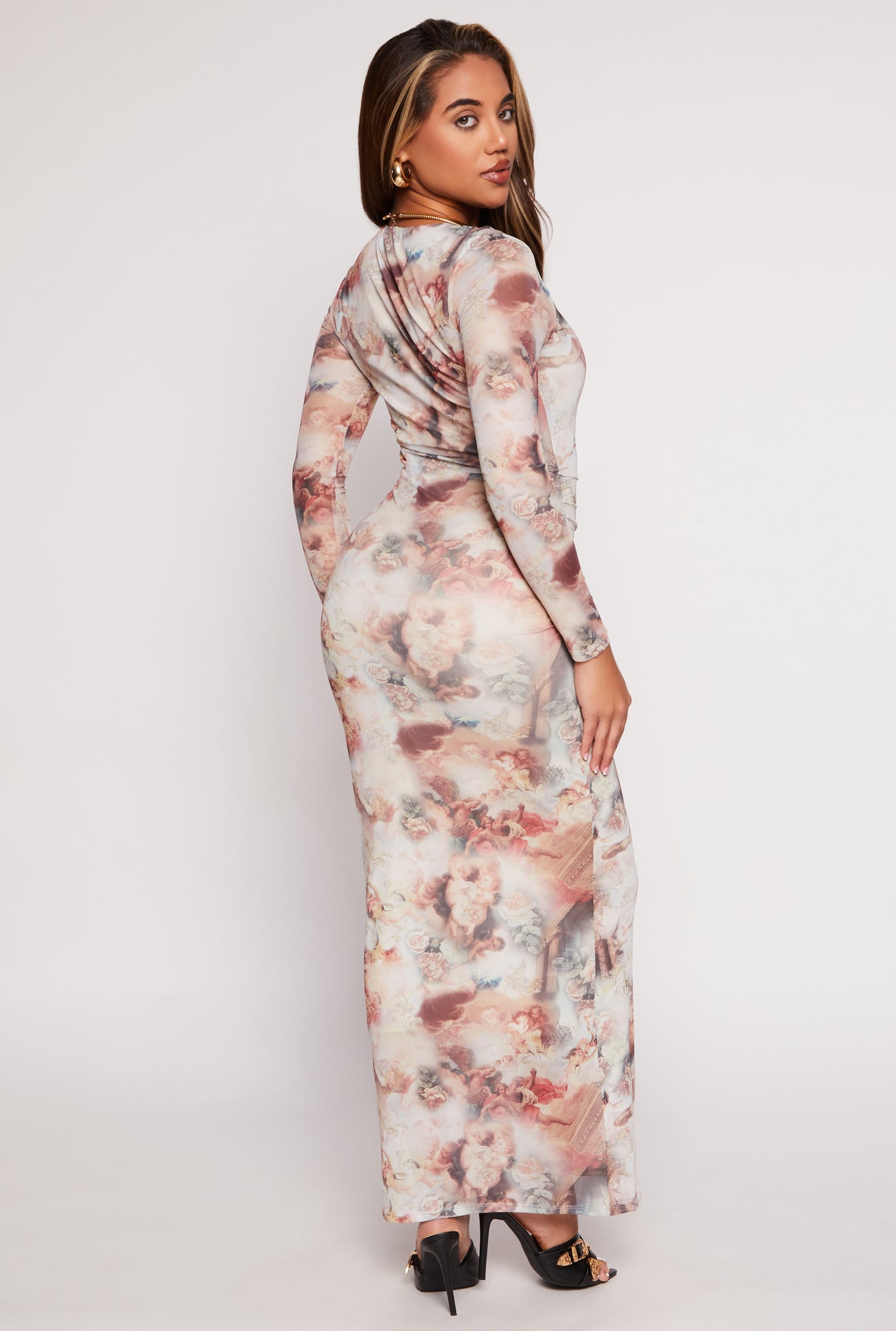 chinese dress ladies ALMOST FAMOUS ZIP UP MAXI DRESS – AKIRA main image 1