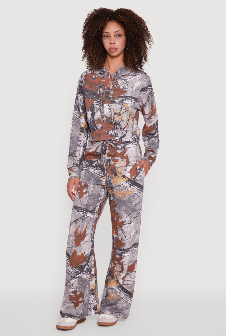 Hunter Camo Flare Leg Sweatpants