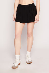 Knit Pleated Tennis Skirt