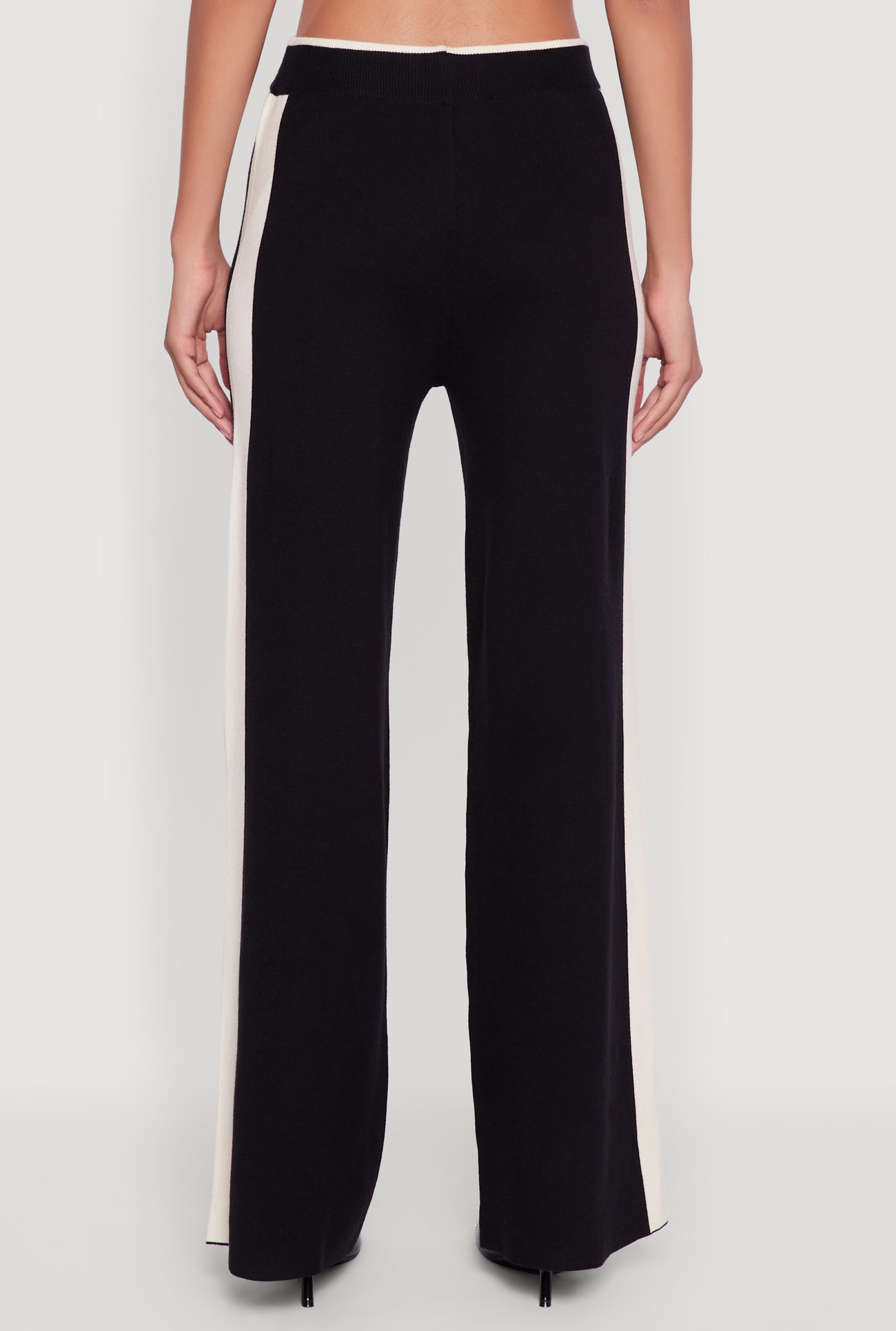 Side Stripe Pull On Wide Leg Pants