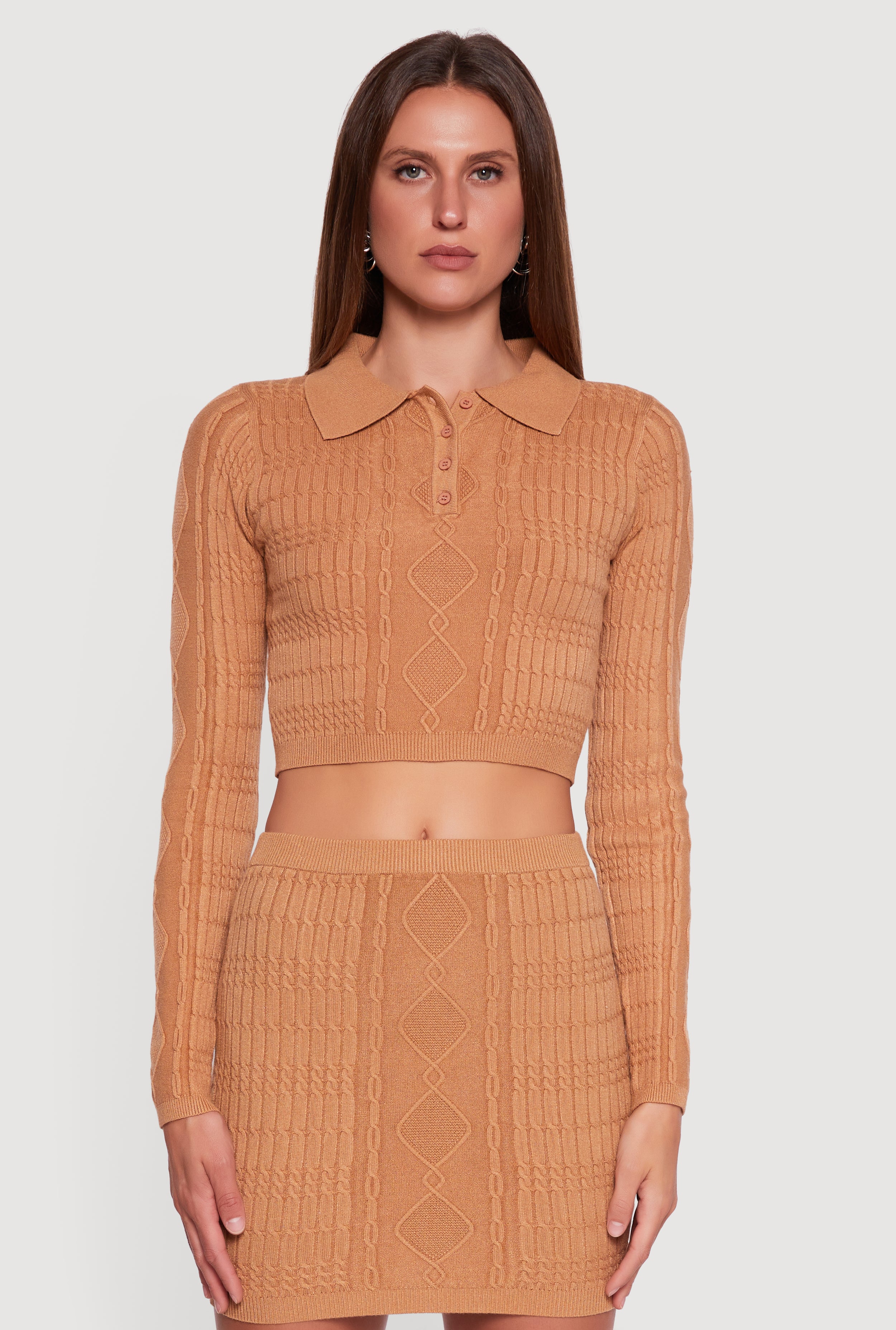 Sweater Crop Tops