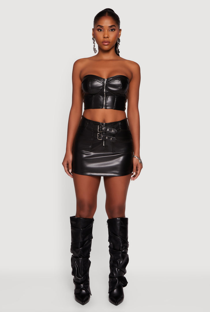 Womens Leather Skirts| Everyday Low Prices | Rainbow