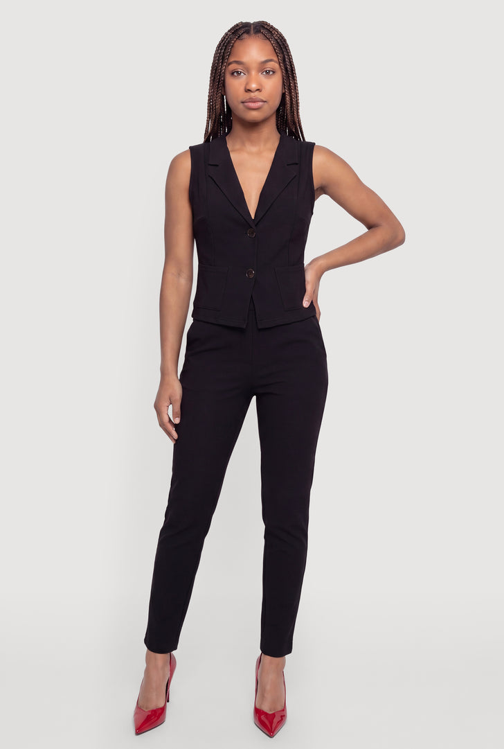 skinny dress pants black Power Down DPYP Pant Yoga Pant | (Black) and move with you through every part of your day heipeiwa Women's Dress Pants Skinny