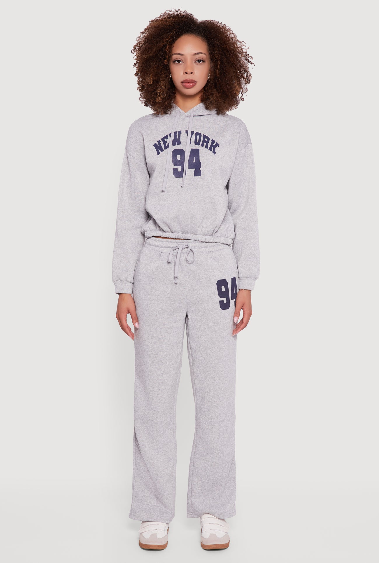 Graphic Print Fleece Lined Sweatpants