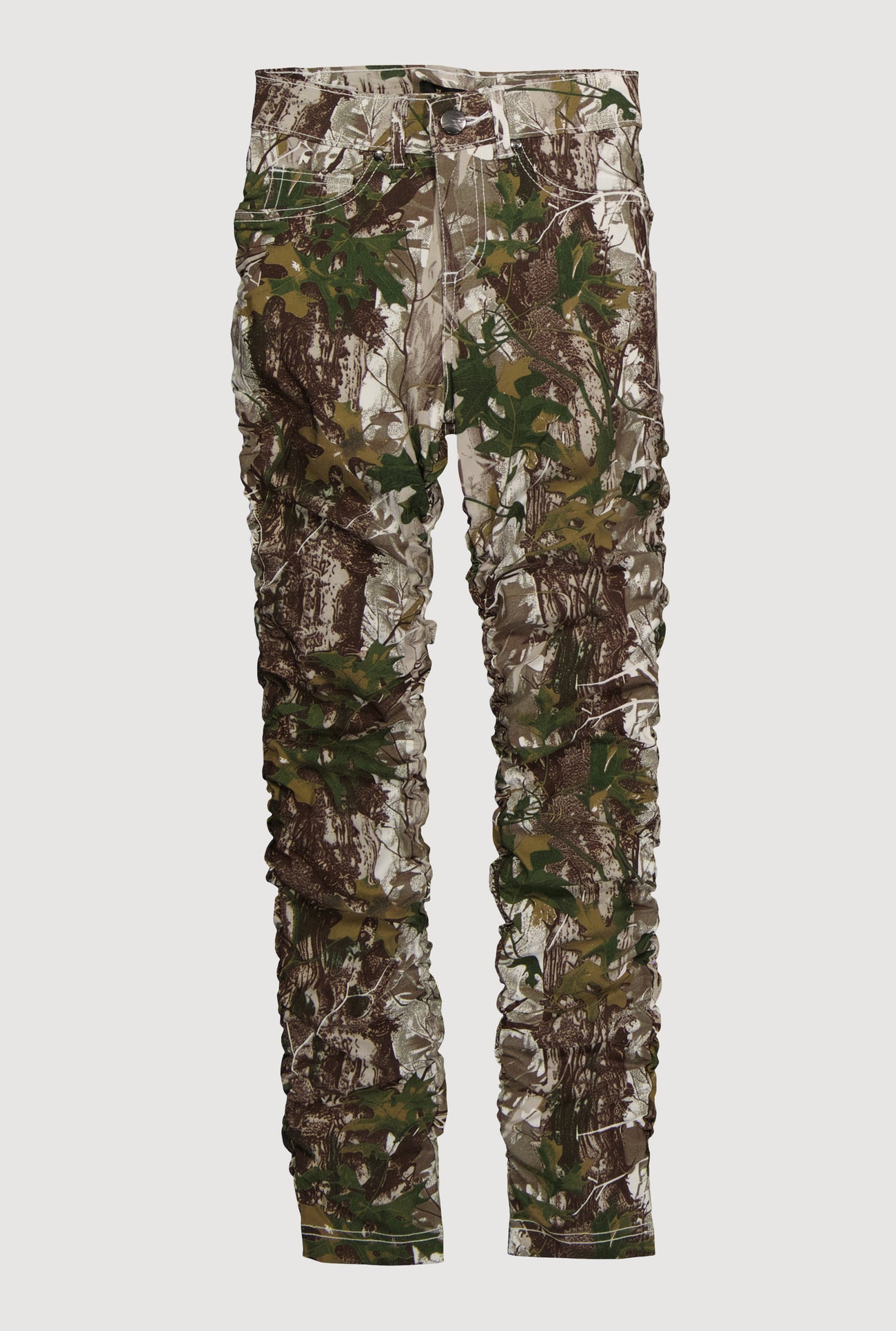 Girls Hyperstretch Skinny Leg Stacked Pants