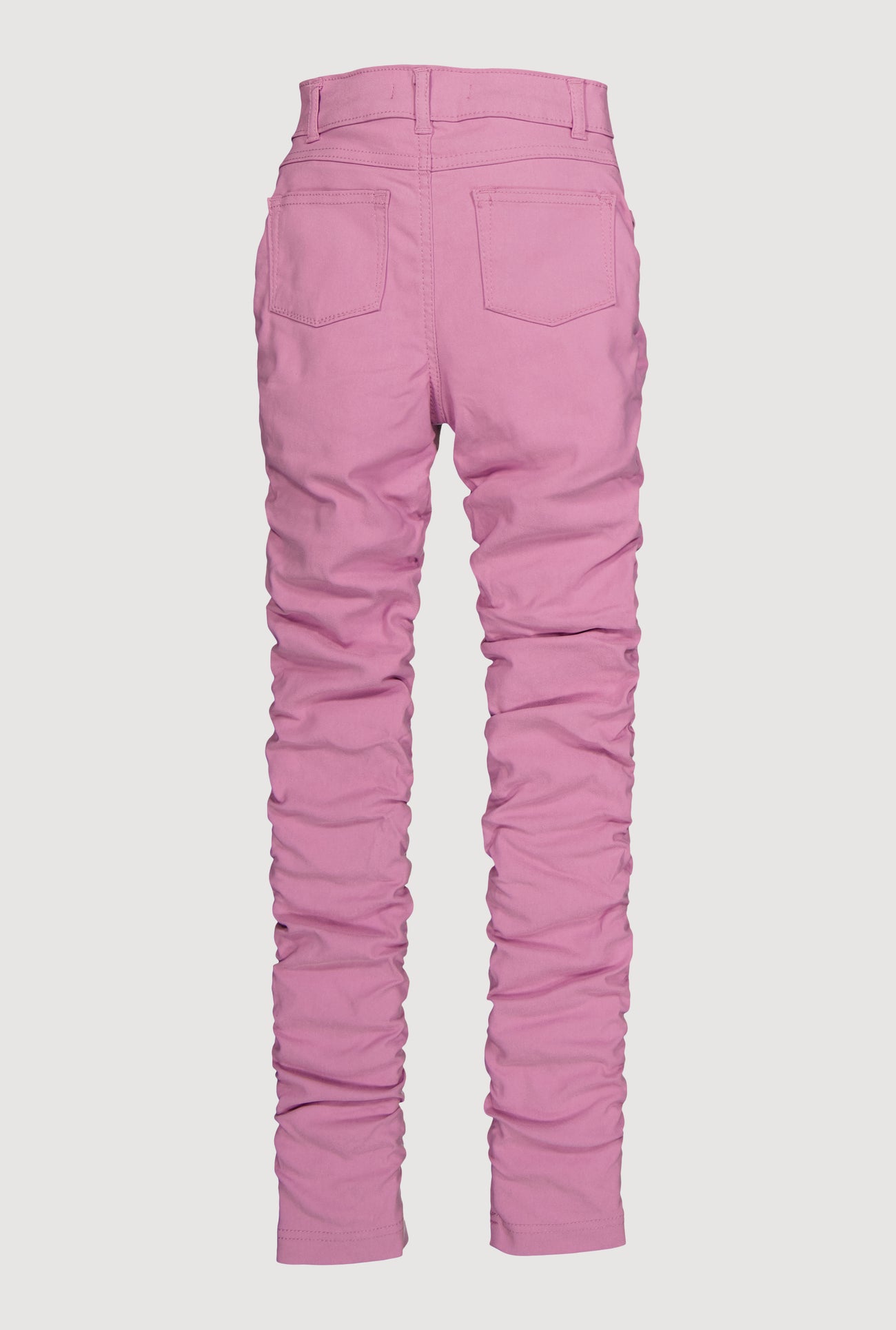 Girls Ruched Slim-Leg Stretchy Pants