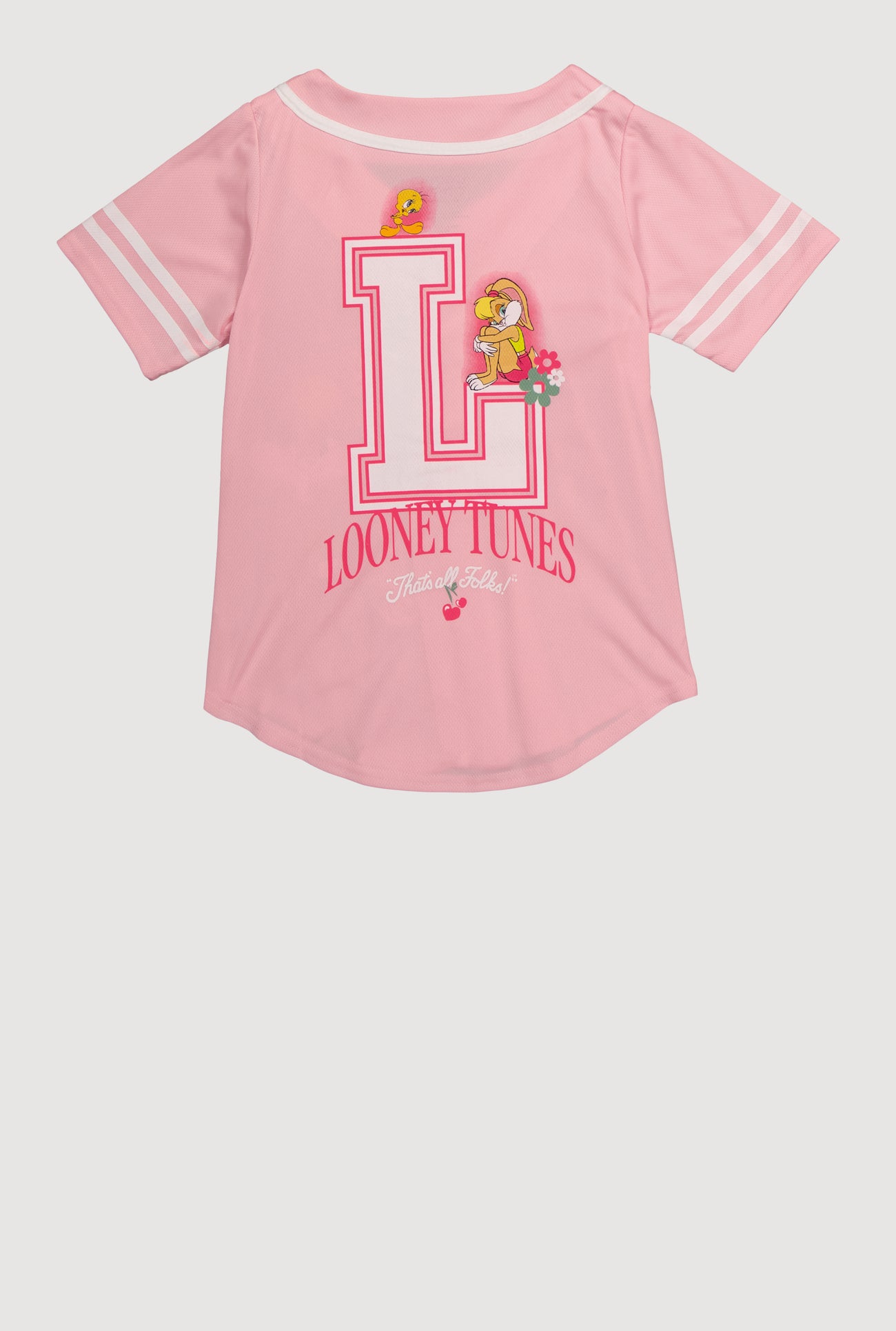 Girls Lola Bunny Sweetie Pie Graphic Baseball Jersey