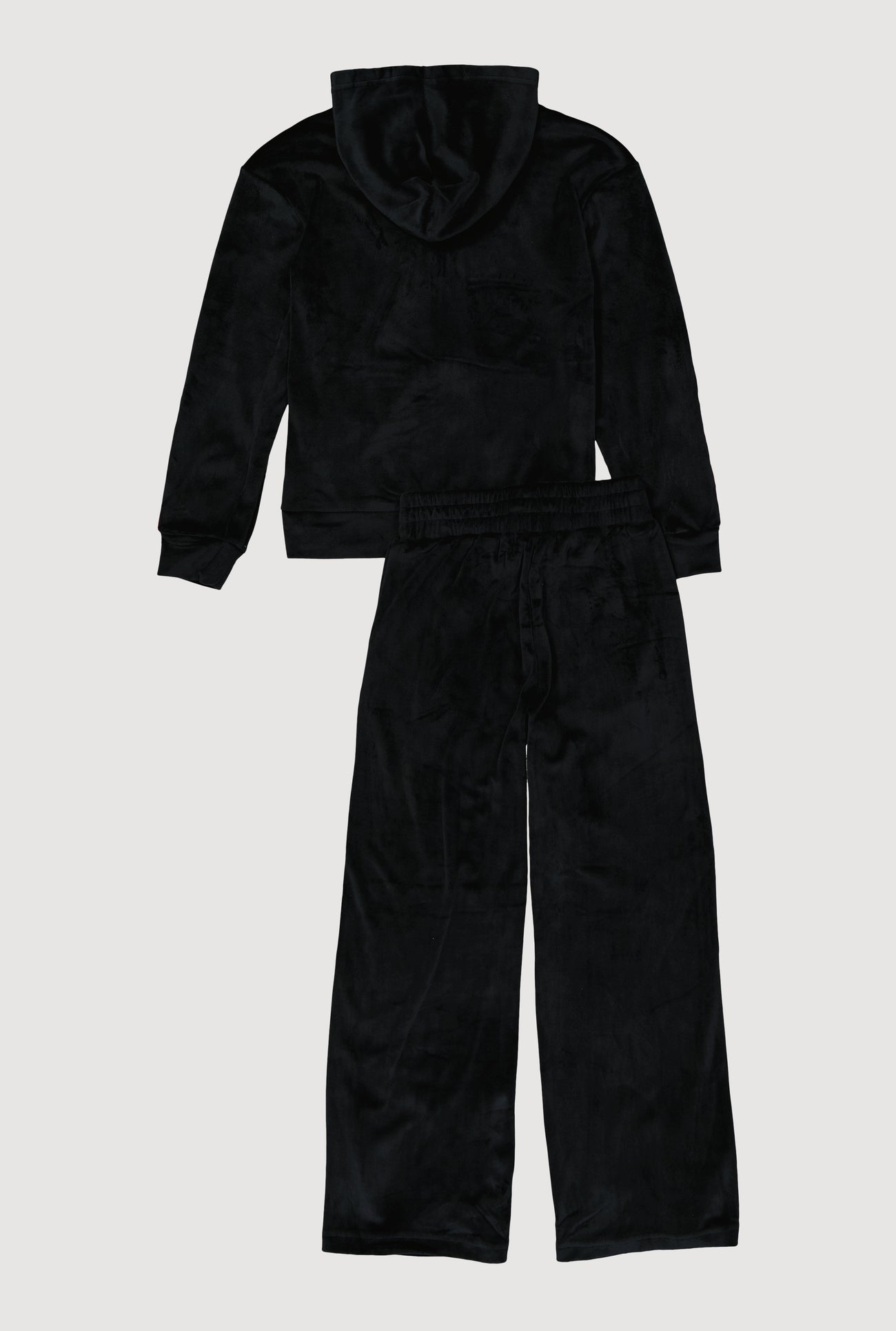 Girls Velour NY Graphic Hoodie and Sweatpants
