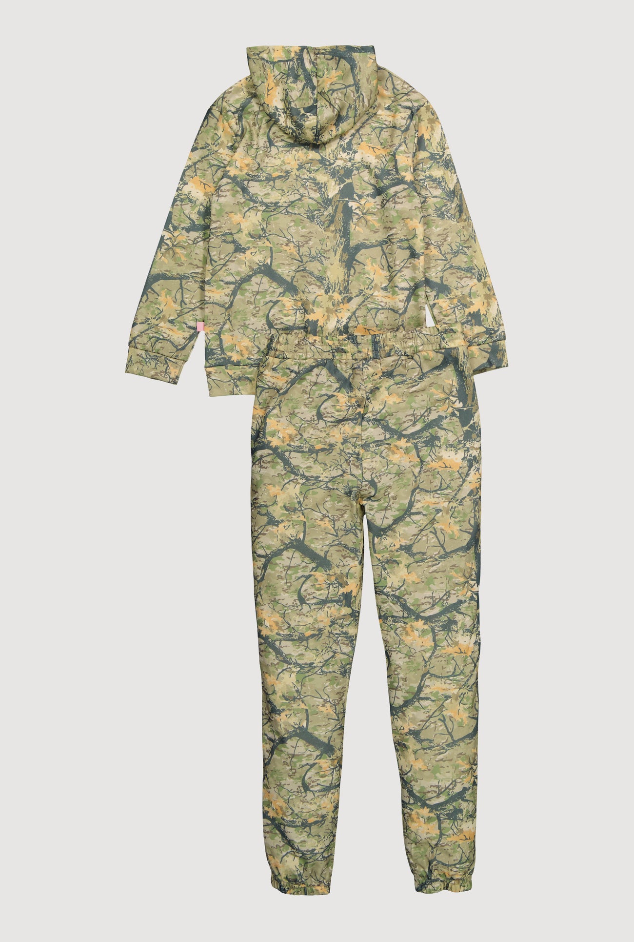 Girls Camo Pullover Hoodie and Sweatpants Set