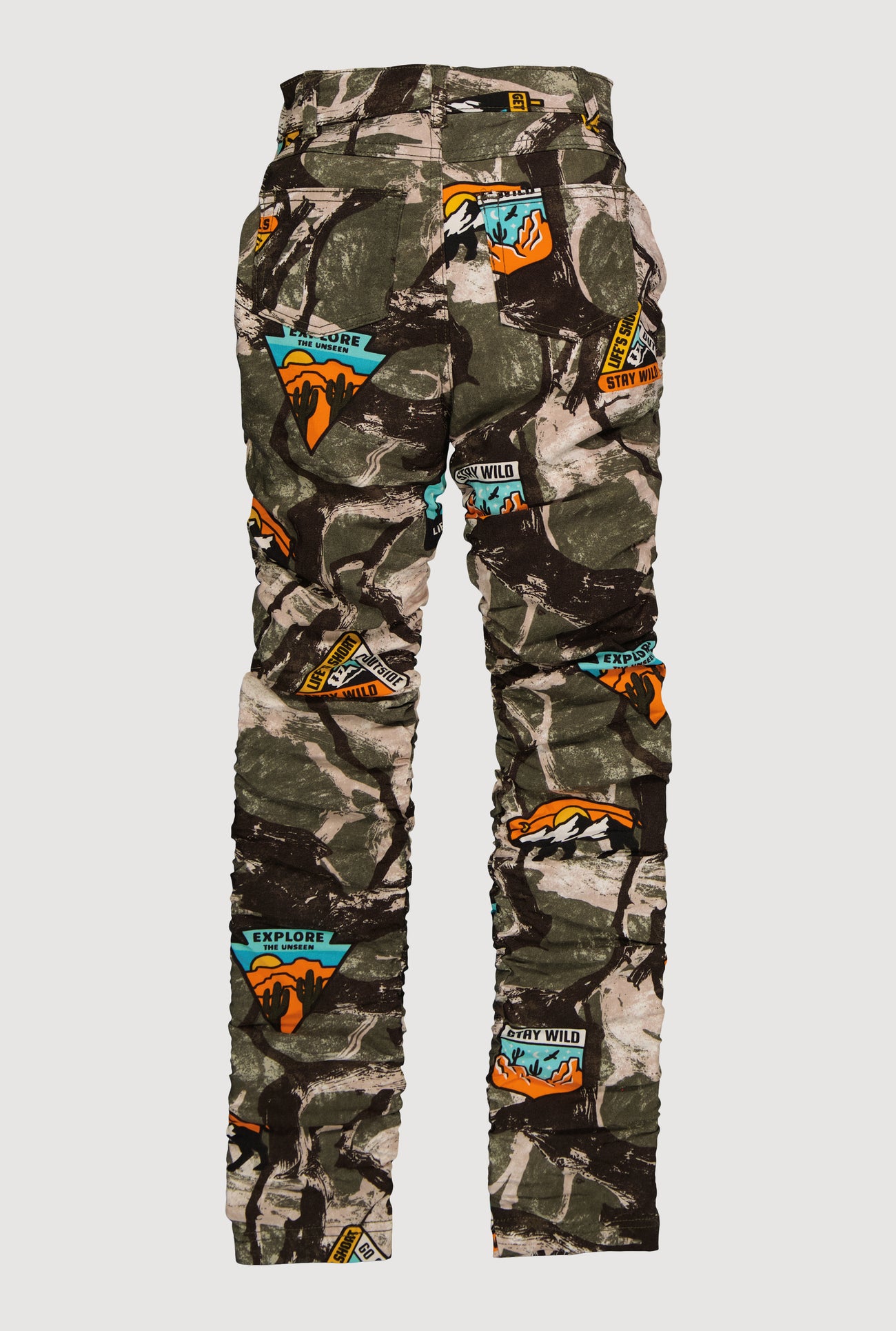 Girls Camo Hyper Stretch Stacked Skinny Leg Pants