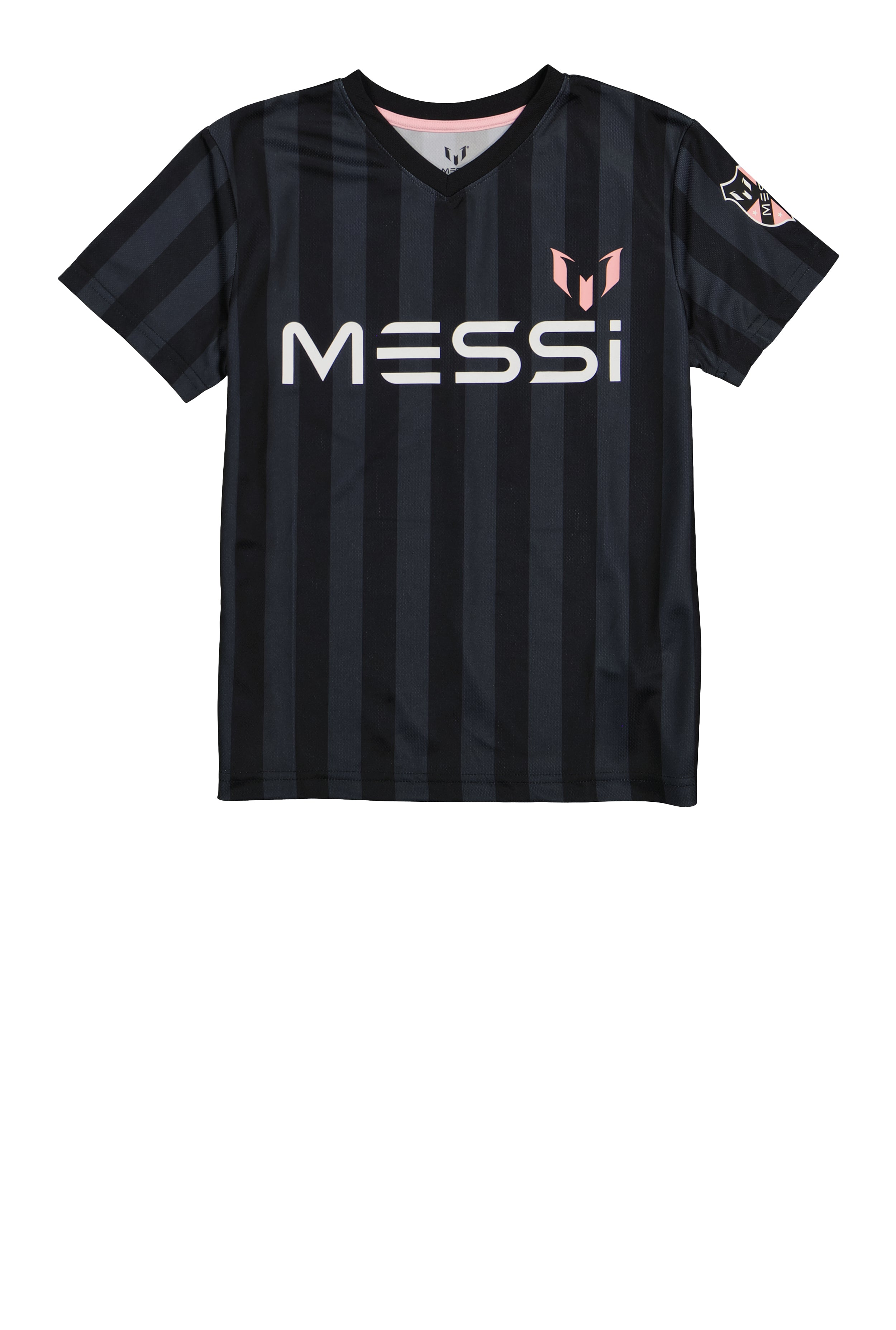 Boys Messi 10 Shadow Striped Jersey