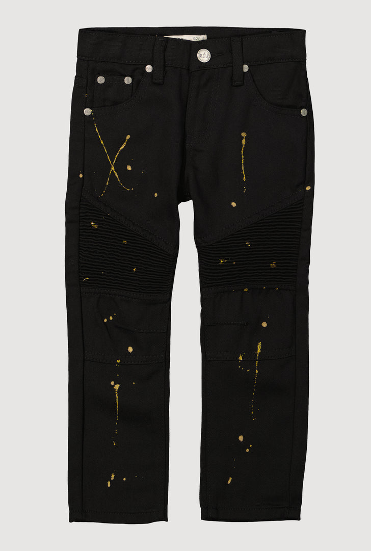 Little Boys Whiskered Distressed Slim Leg Jeans