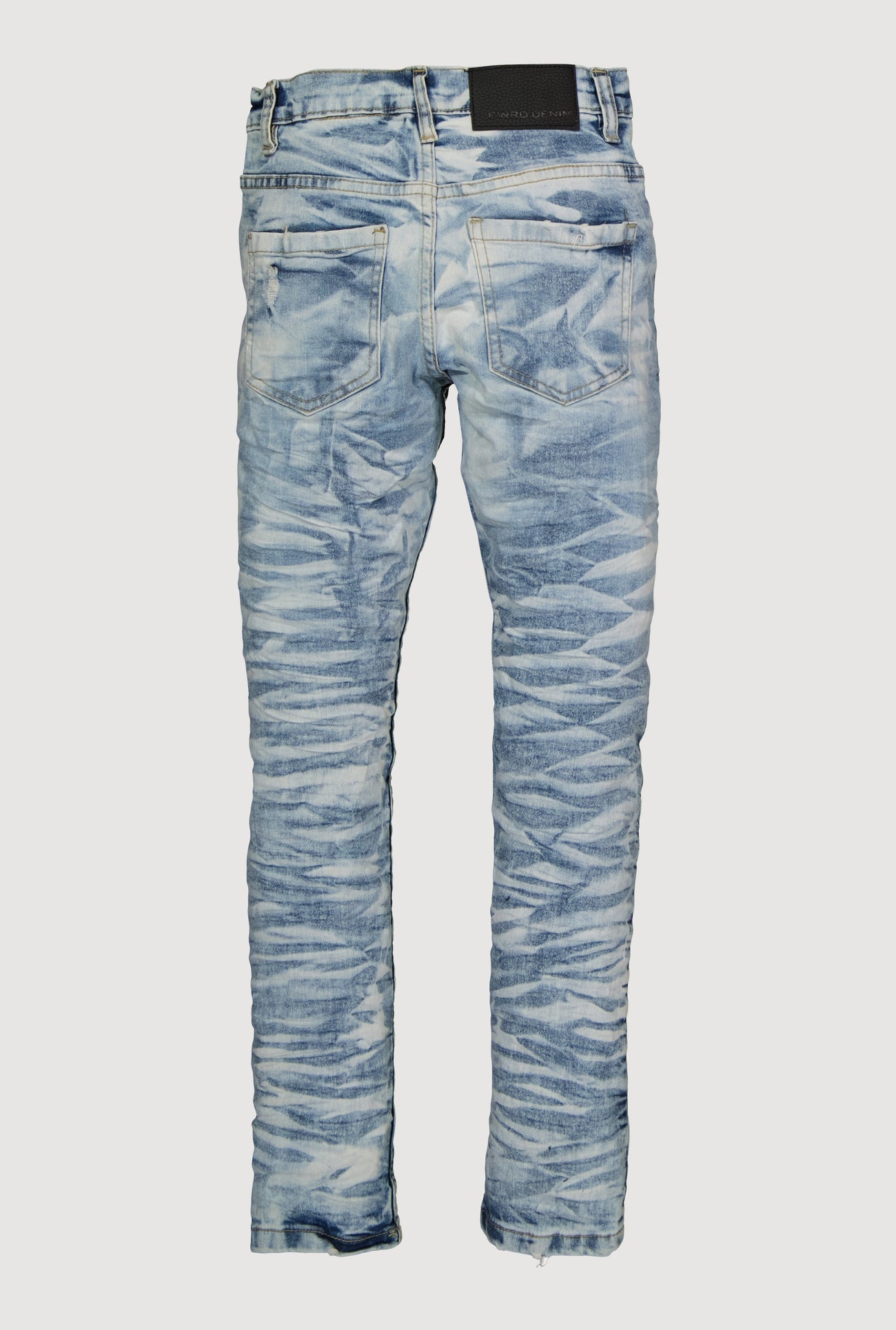 Boys Whiskered Distressed Skinny Leg Jeans