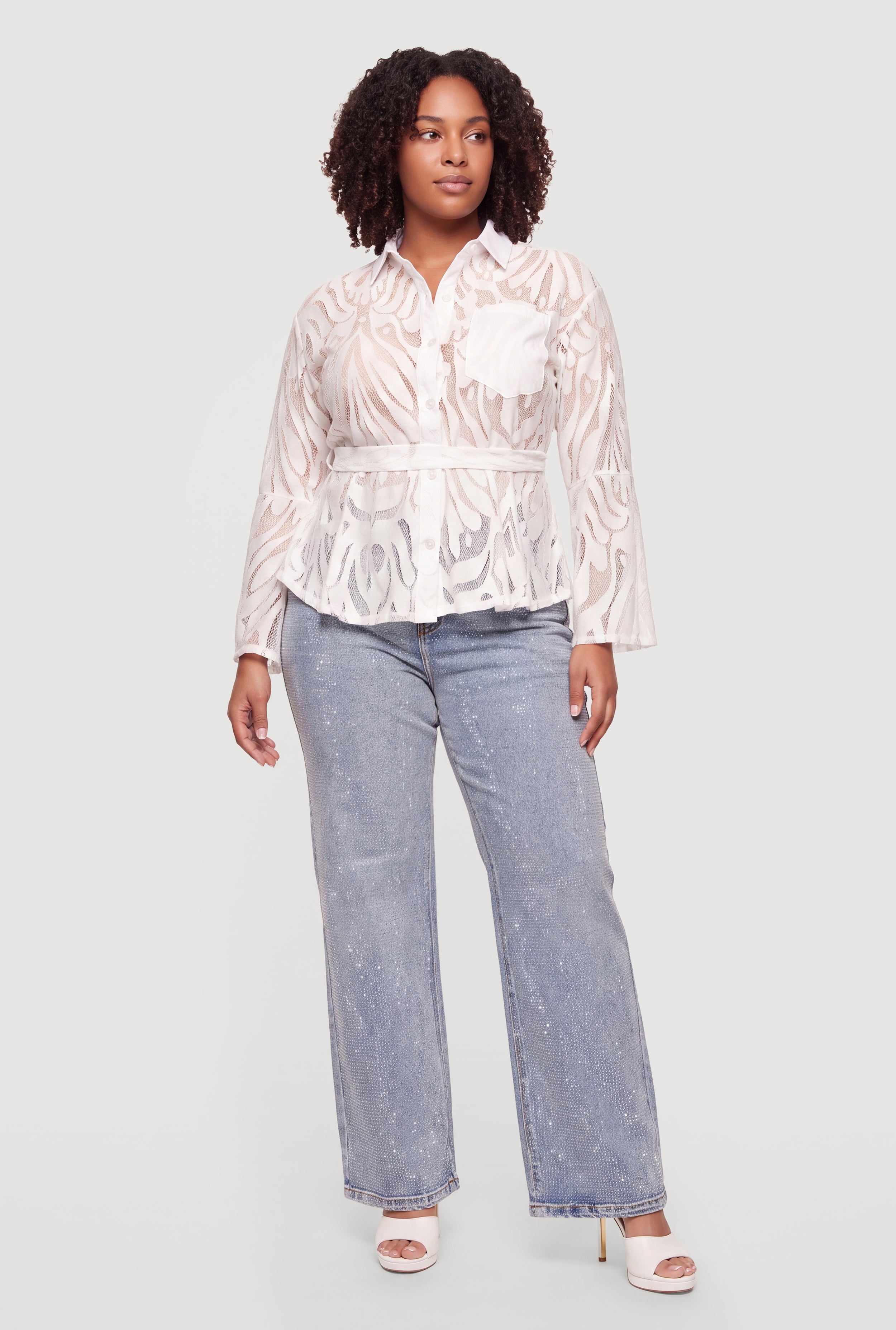 Sheer Graphic Mesh Shirts | Rainbow Shops