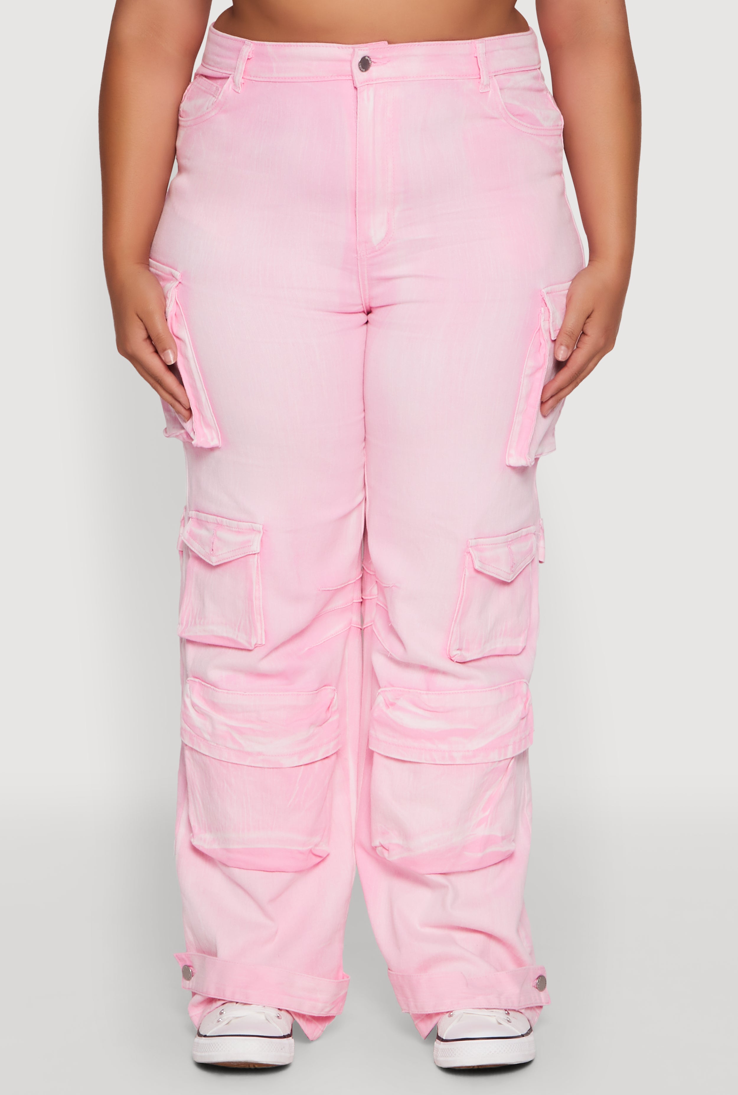 Plus Size Daisy High Waisted Straight Leg Denim Jeans with