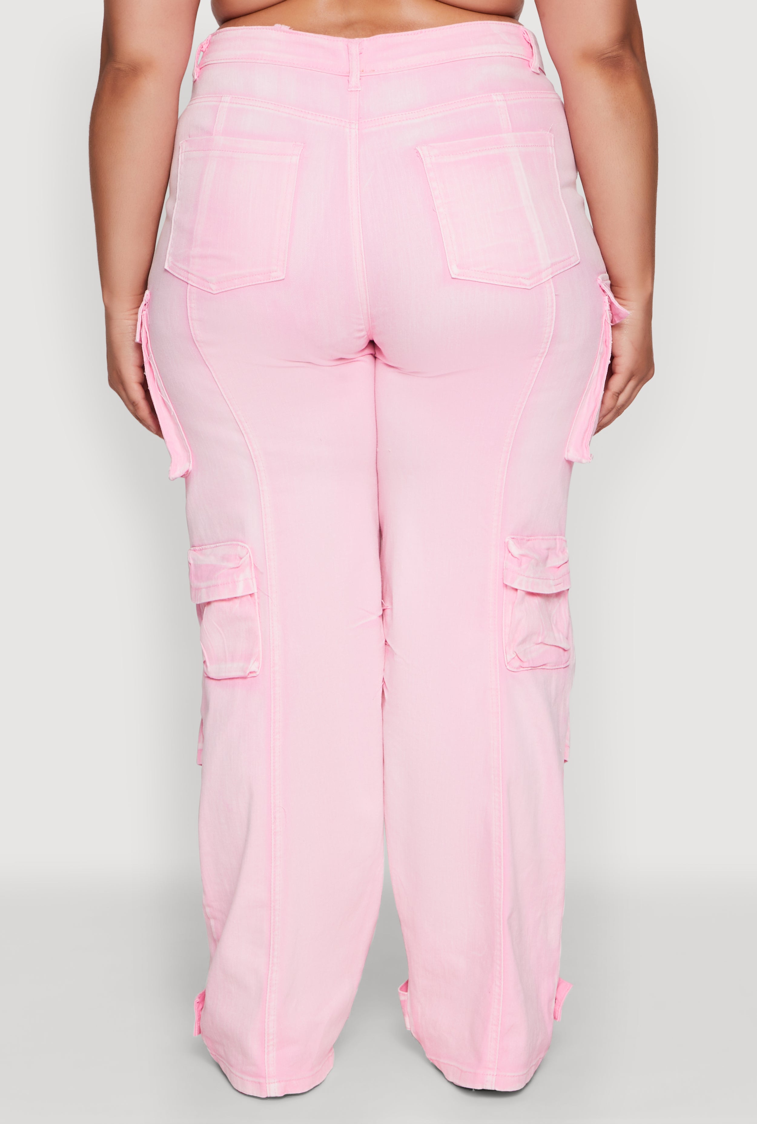 Plus Size Daisy High Waisted Straight Leg Denim Jeans with