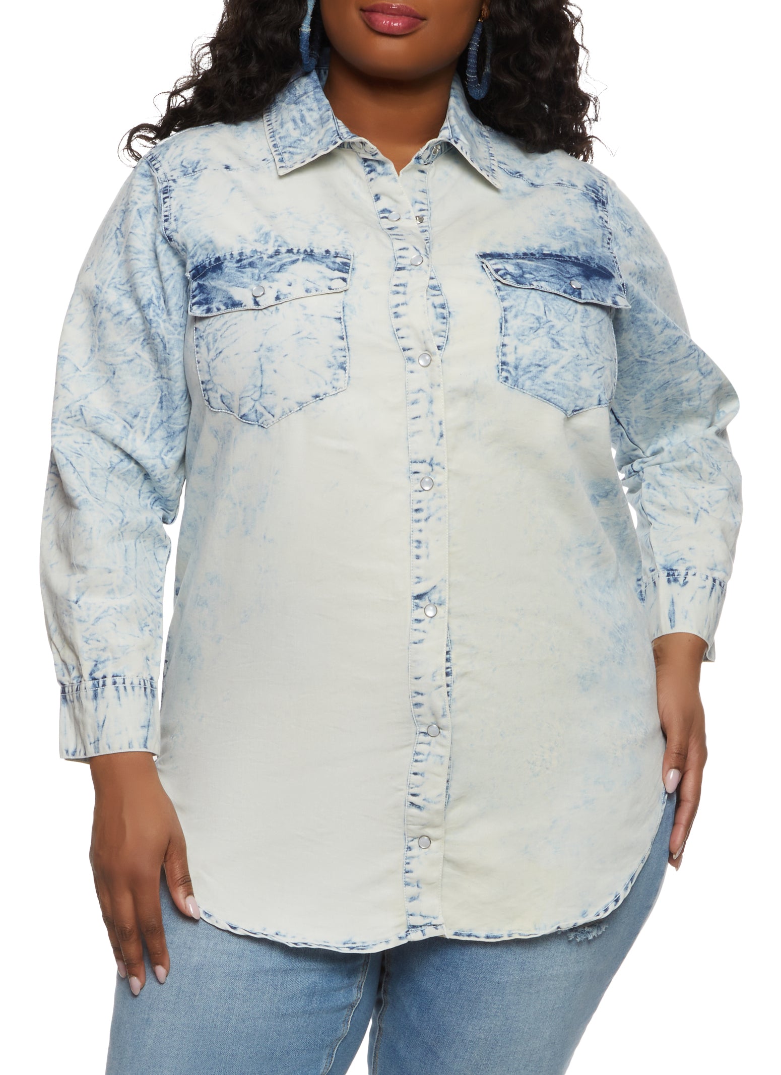 Kedera Women Denim Shirt Dresses Long Sleeve Ripped Distressed Jean Dress  Button Down Tunic Tops Blue at Amazon Women's Clothing store