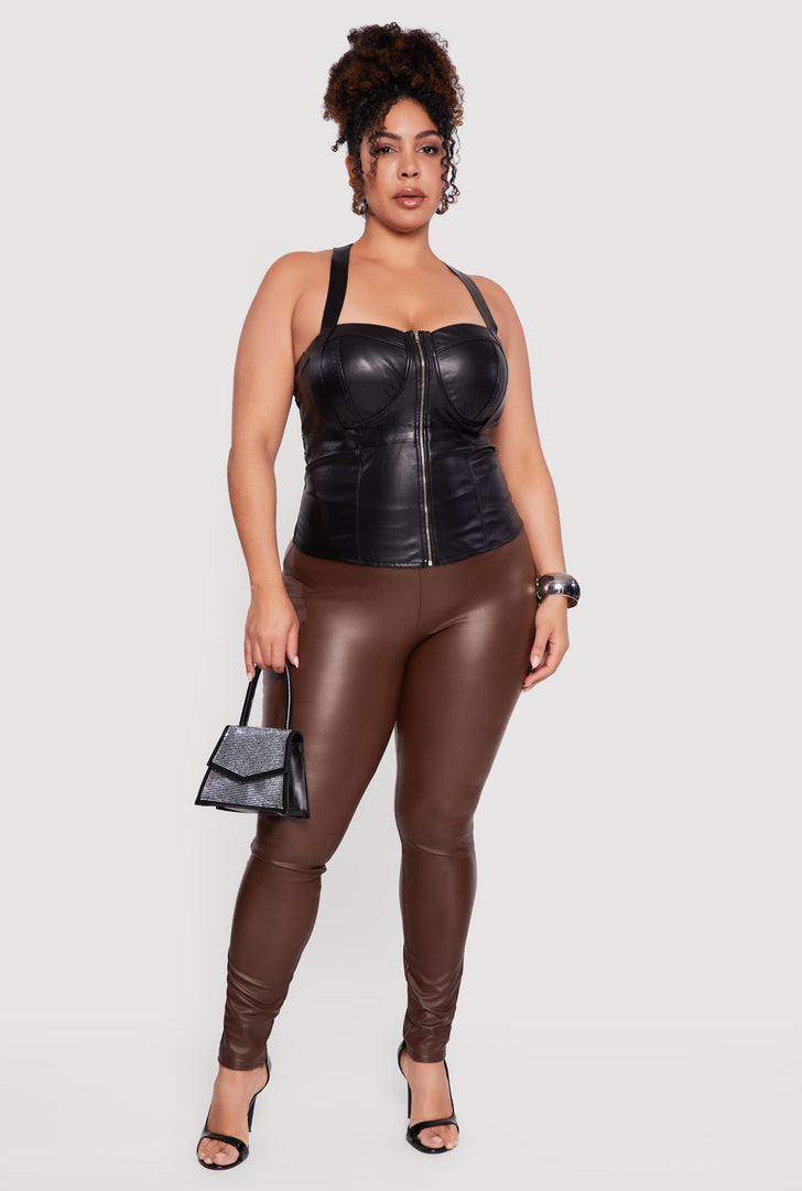 Plus Size Leather Clothing | Rainbow