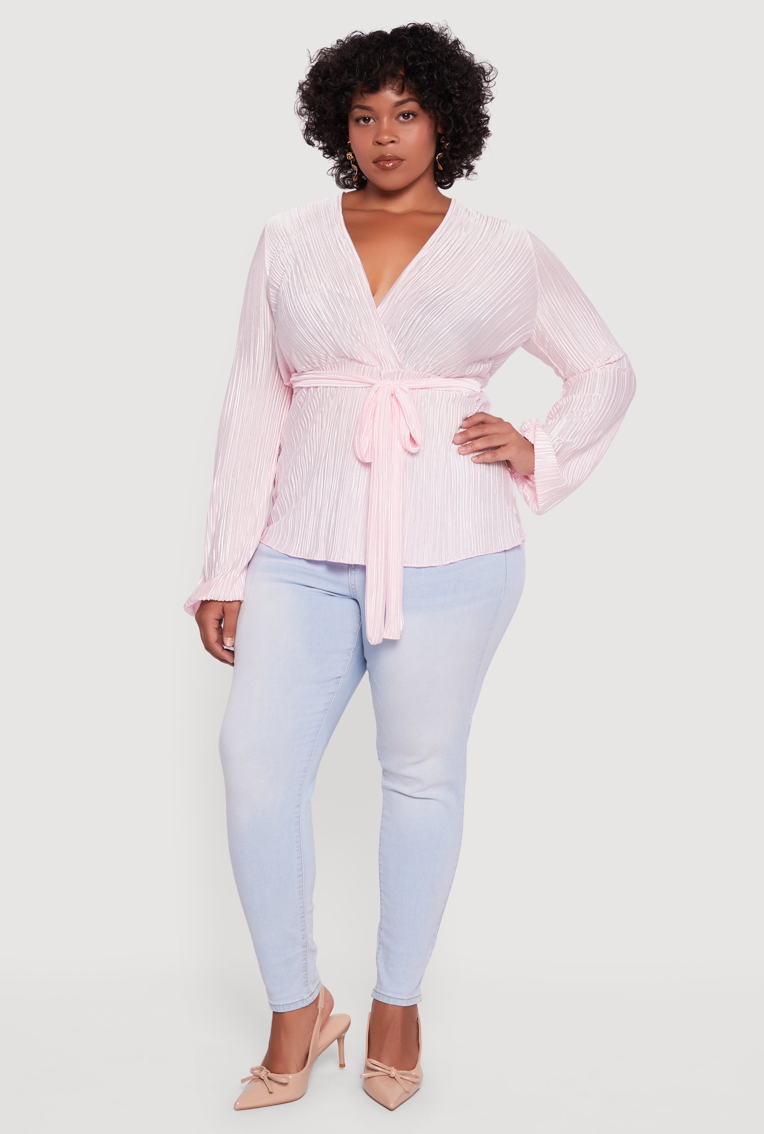Plus Size Wrap Tops | Everyday Low Prices | Rainbow