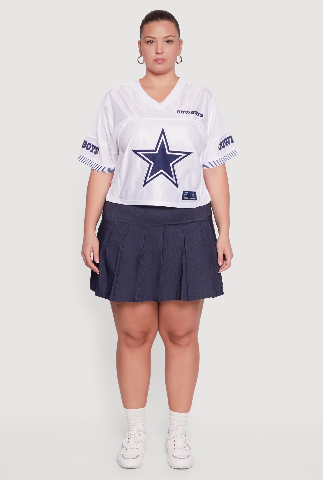 Plus Size NFL Cowboys Cropped Jersey