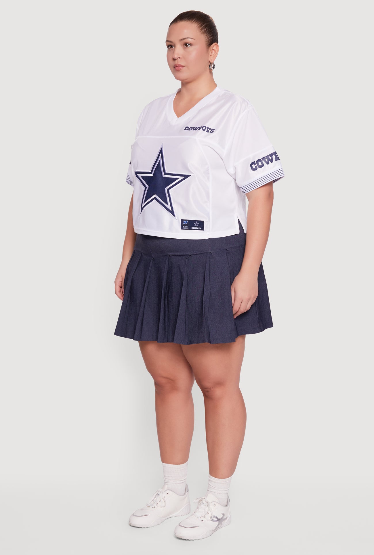 Plus Size NFL Cowboys Cropped Jersey