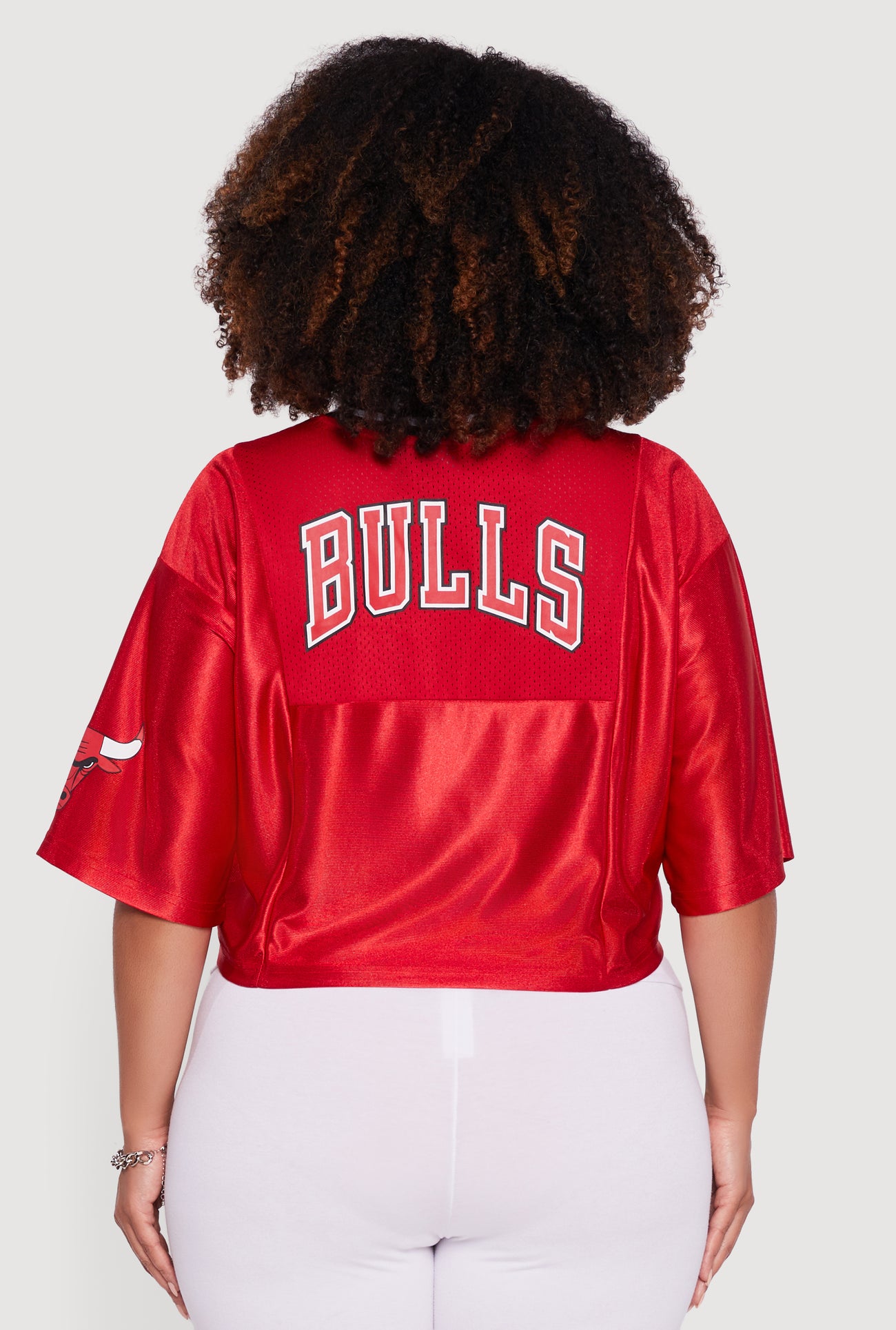 Plus Size NBA Chicago Bulls Cropped Jersey