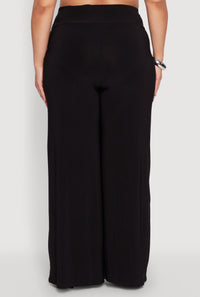 Plus Size Wide Waist Palazzo Pants