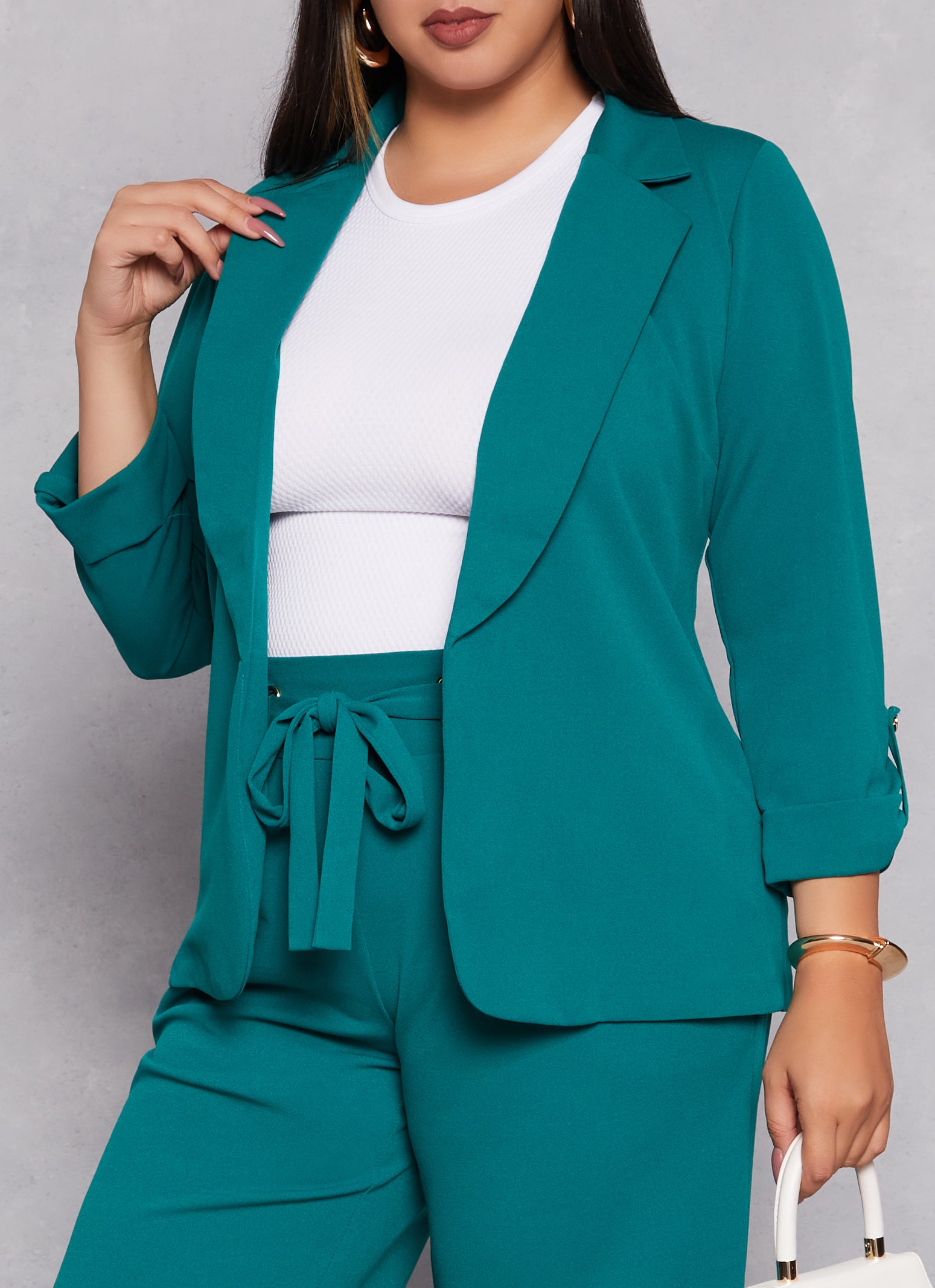 Plus Size Green Blazers Everyday Low Prices Rainbow
