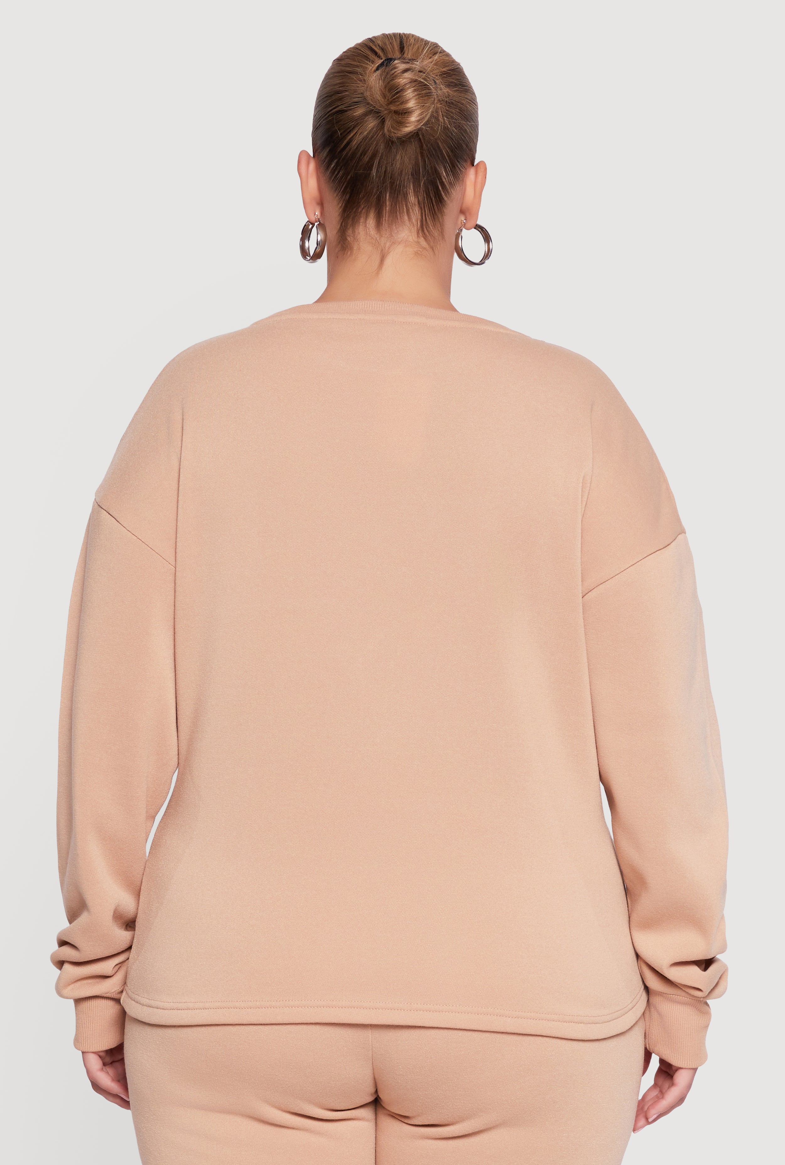Plus Size Love That For You Graphic Sweatshirt