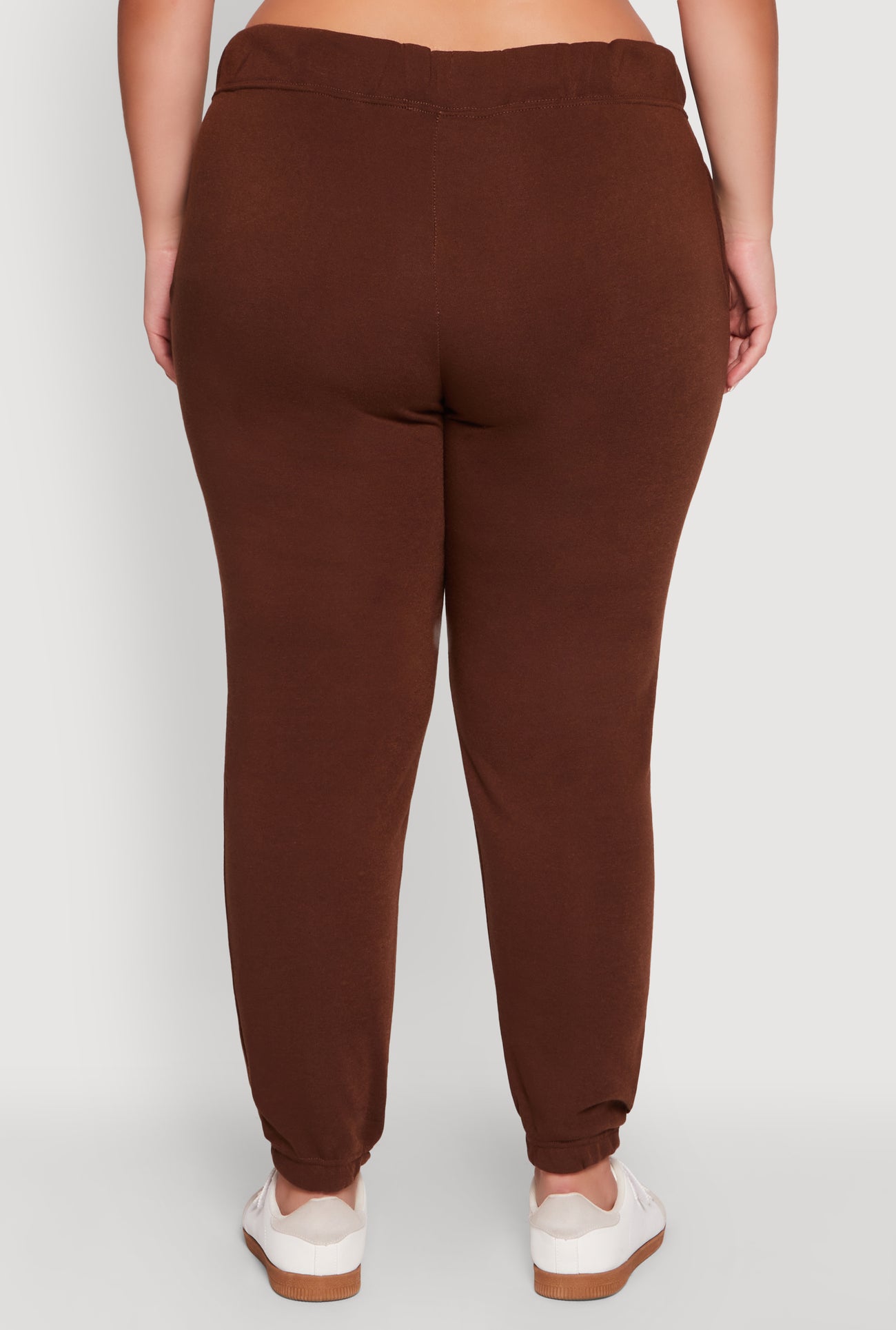 Plus Size Fleece High Waisted Sweatpants