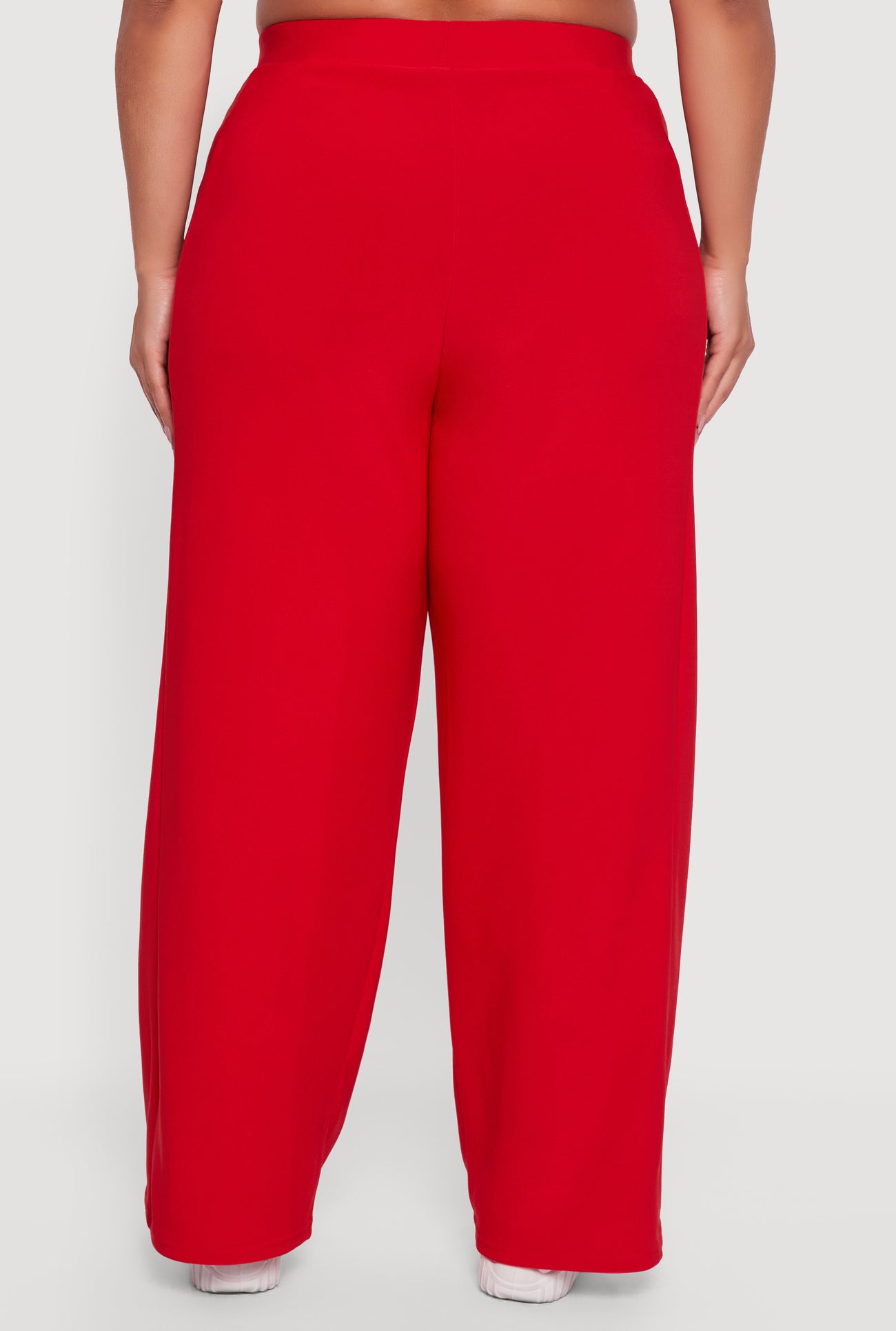 Plus Size Varsity Stripe Pull On Track Pants