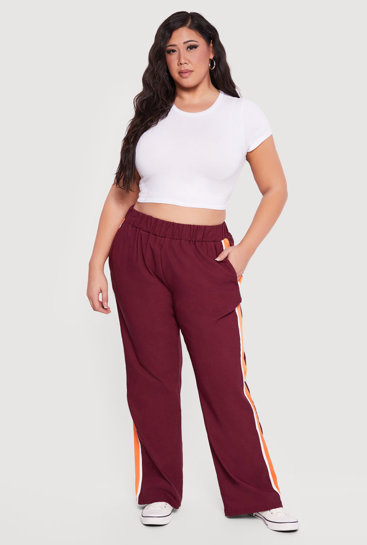 Plus Size Burgundy Pants | Everyday Low Prices | Rainbow Plus Size Burgundy Pants | Everyday Low Prices | Rainbow