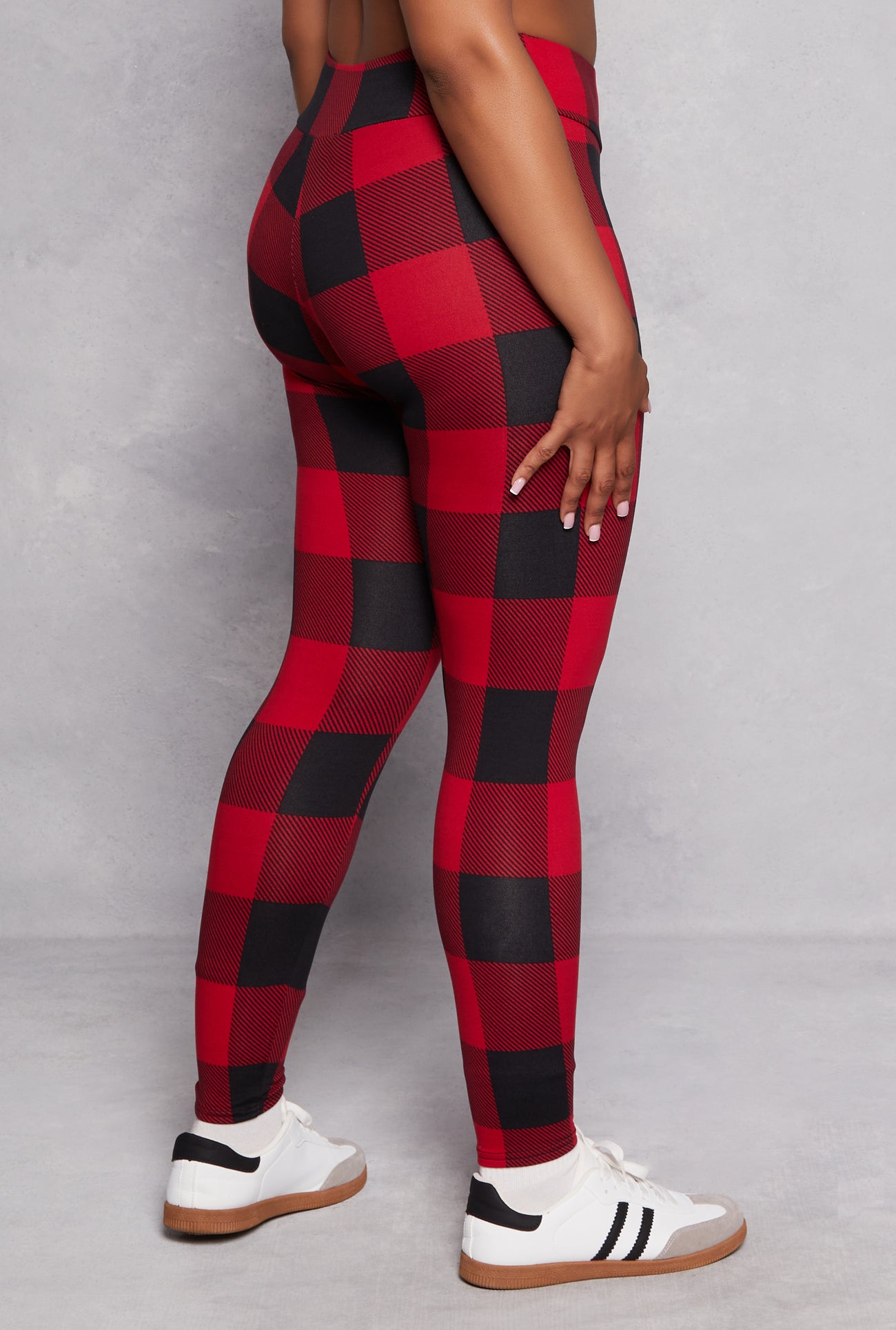 Red Plaid Plus Size Buffalo Plaid Leggings Buffalo Plaid Leggings